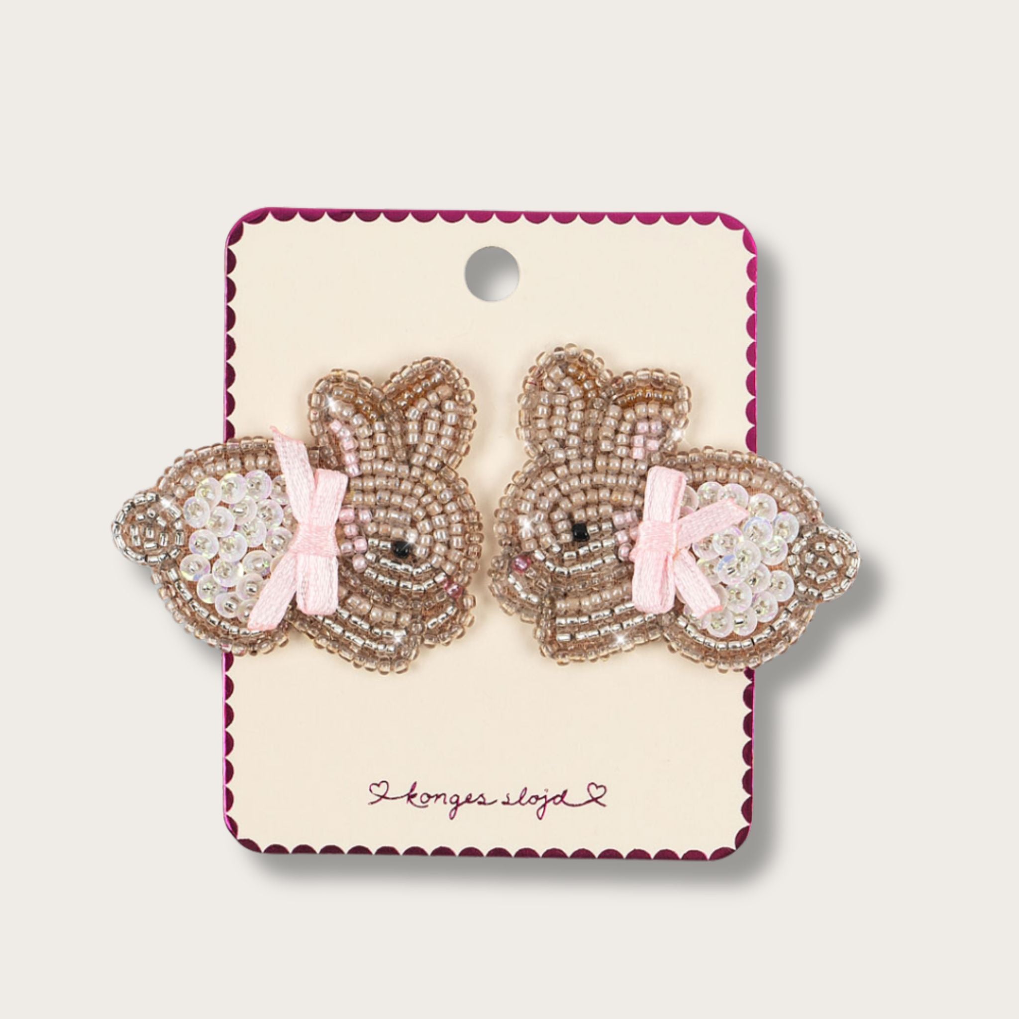 Barrettes à cheveux lapins