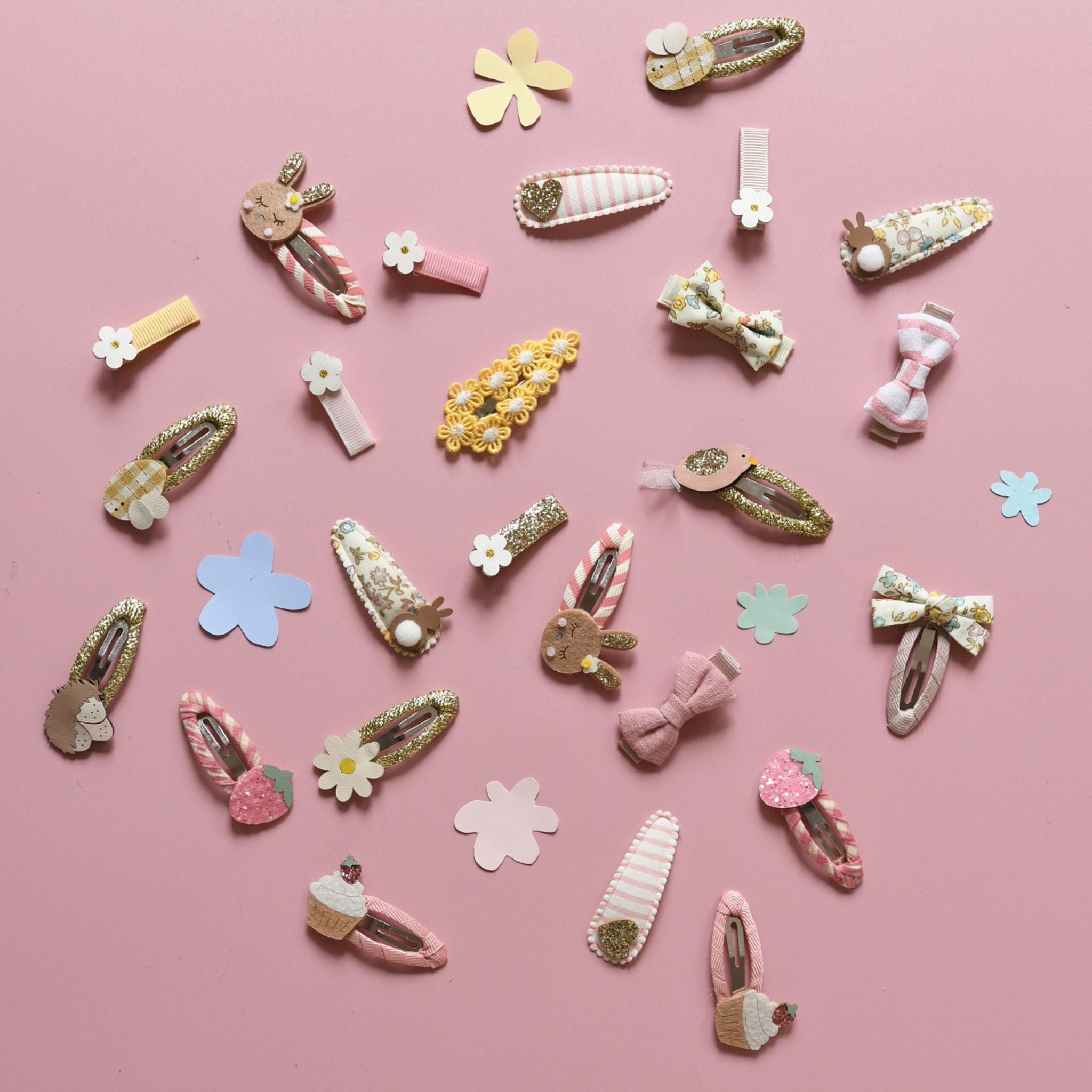 Barrettes à cheveux Rockahula Lapins & Coeurs