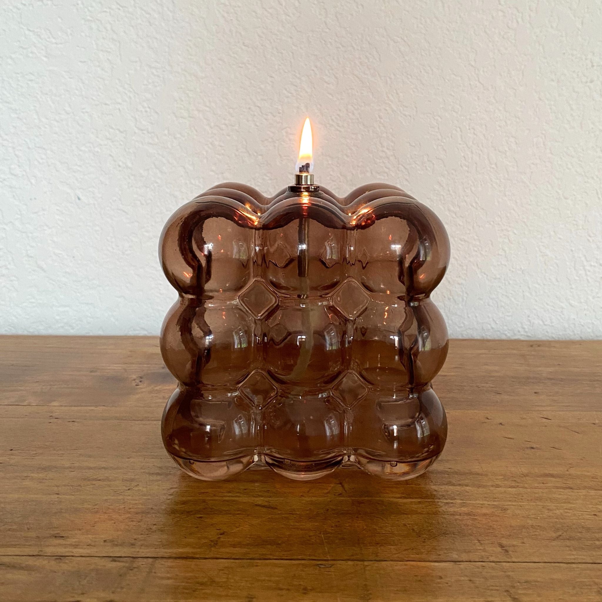 Bougie à l'huile bulles