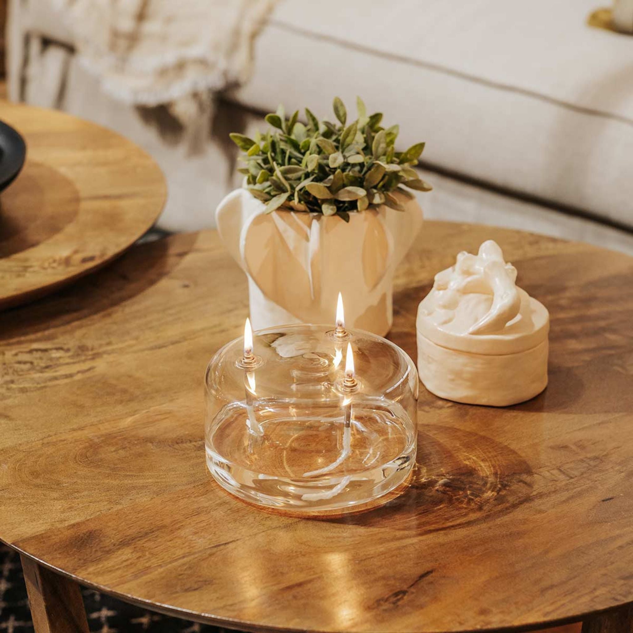 Bougie à l'huile 3 mèches