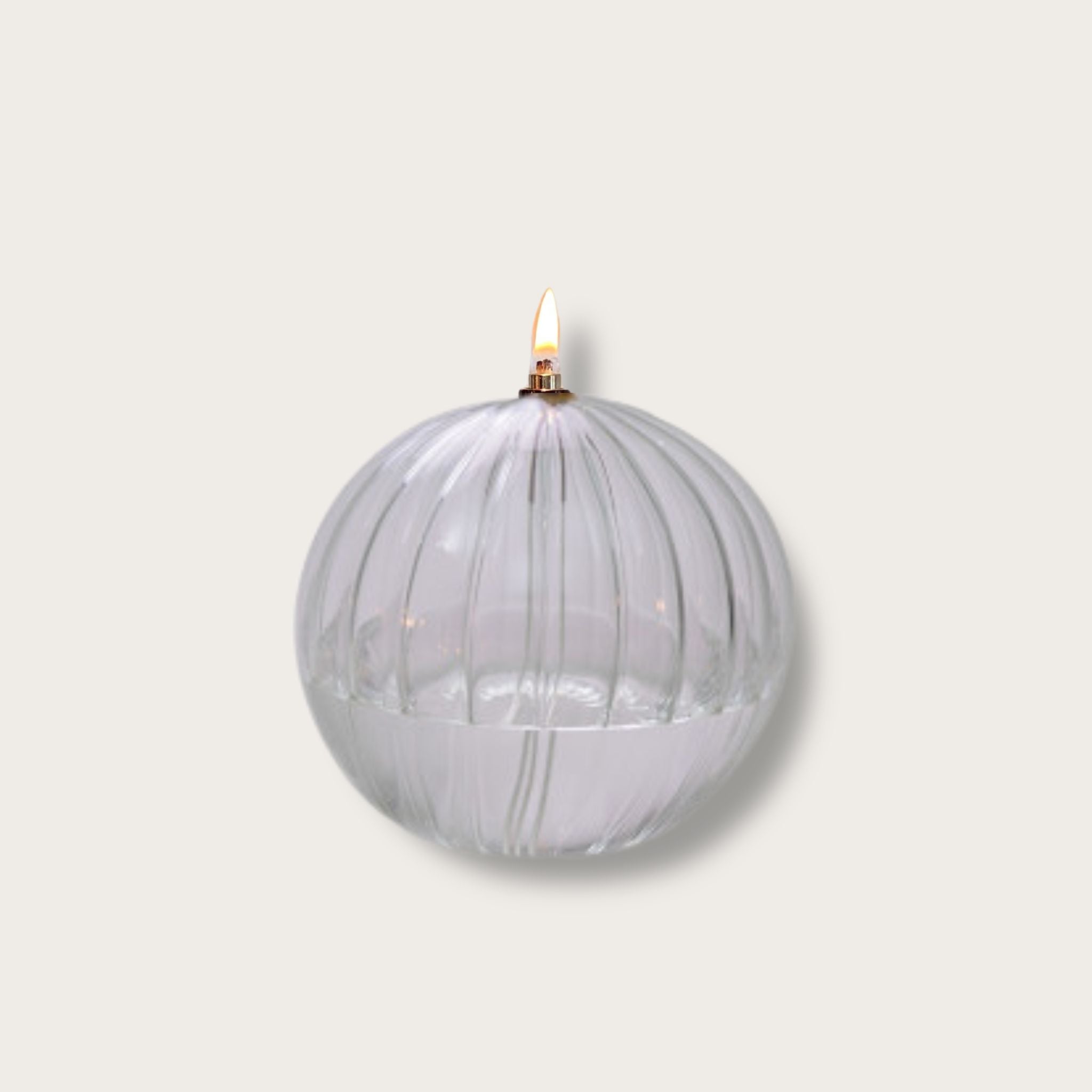 Bougie à huile striée