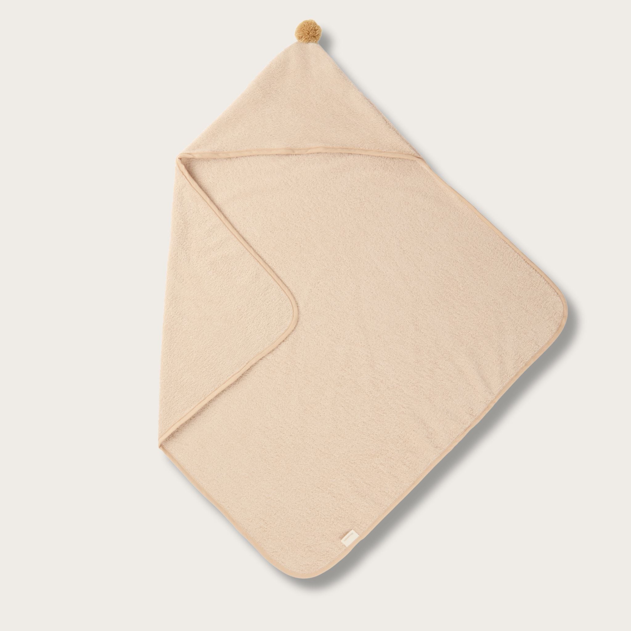 Cape de bain bébé en coton bio – So Cute Latte