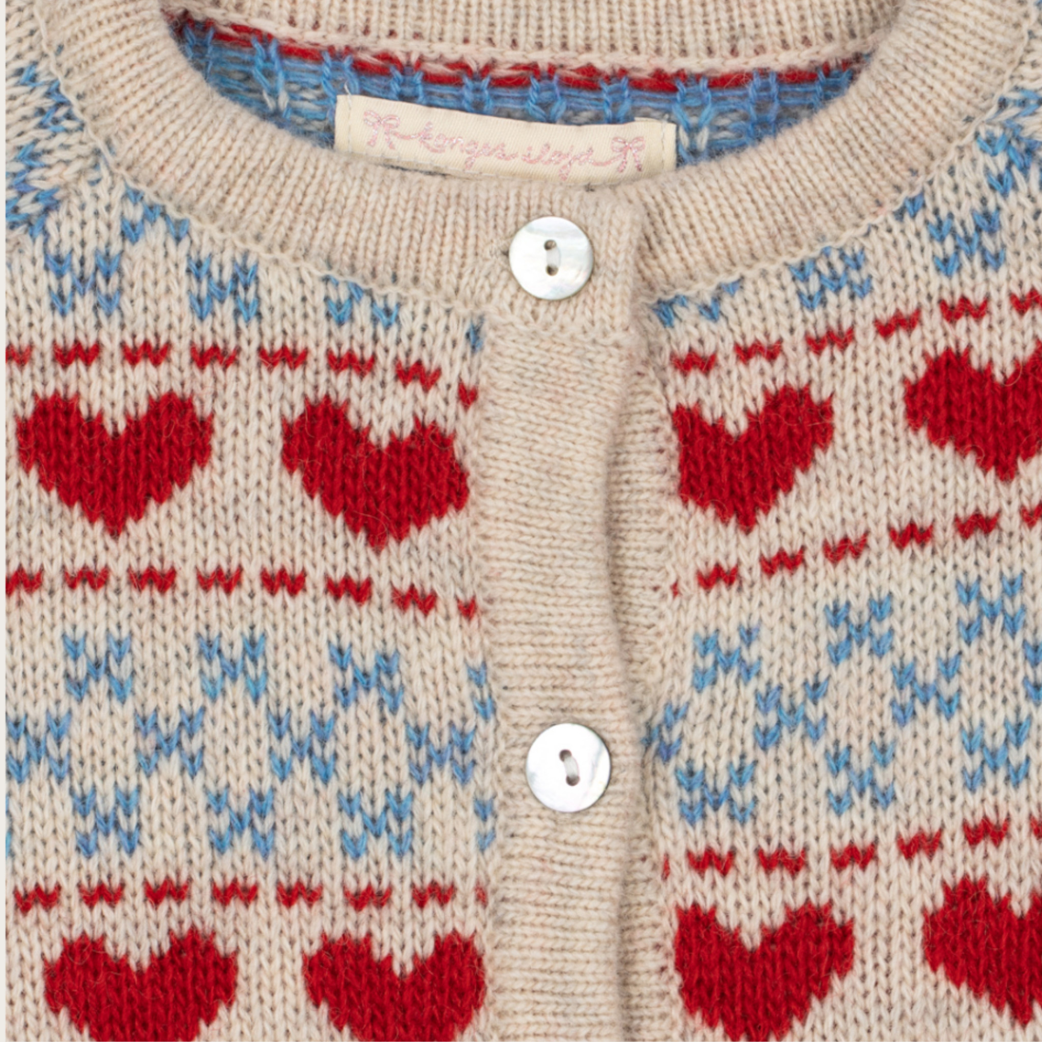 Cardigan Belou Konges Sløjd - Heart
