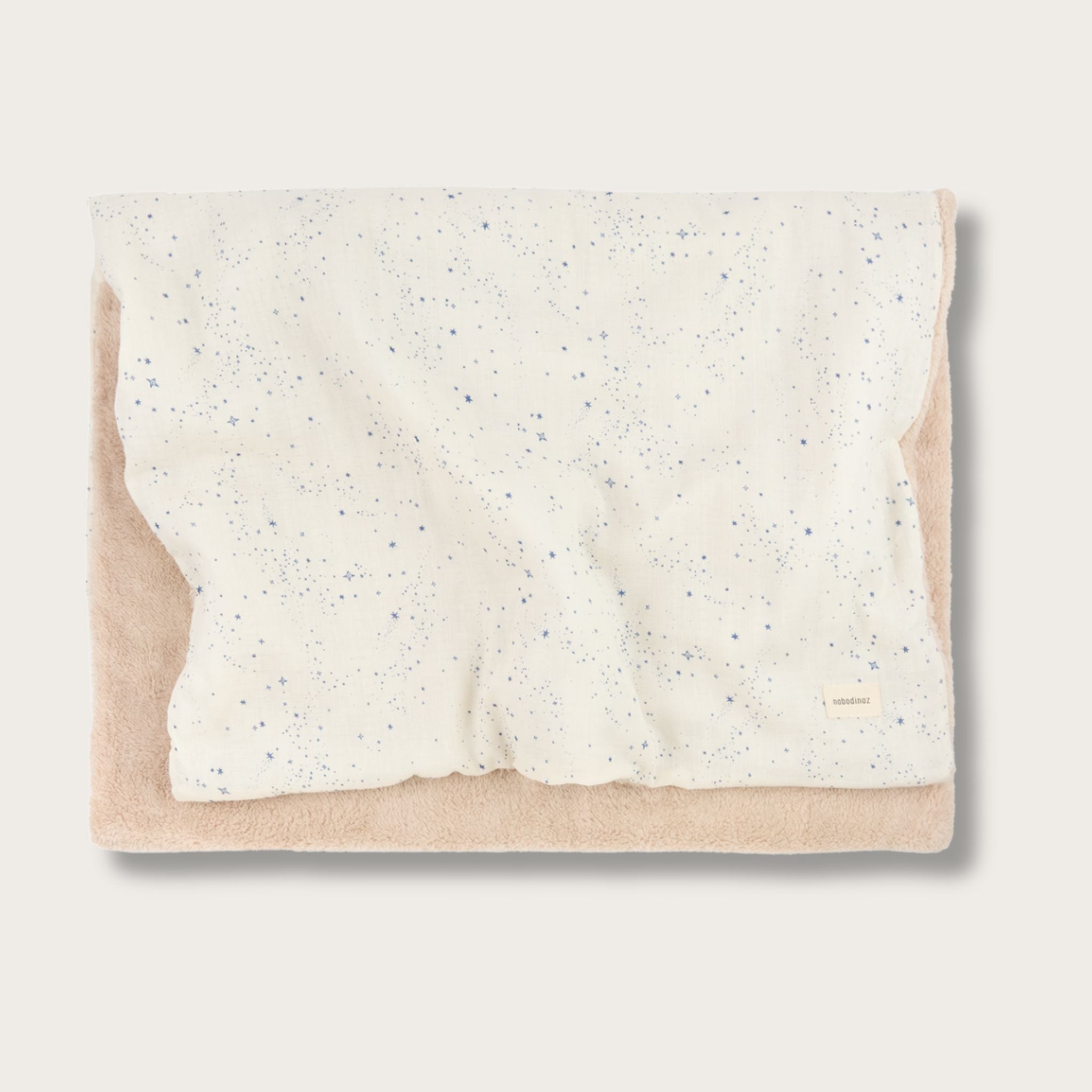 Couverture chaude en double gaze de coton bio - Wabi-Sabi BLUE MILKY WAY