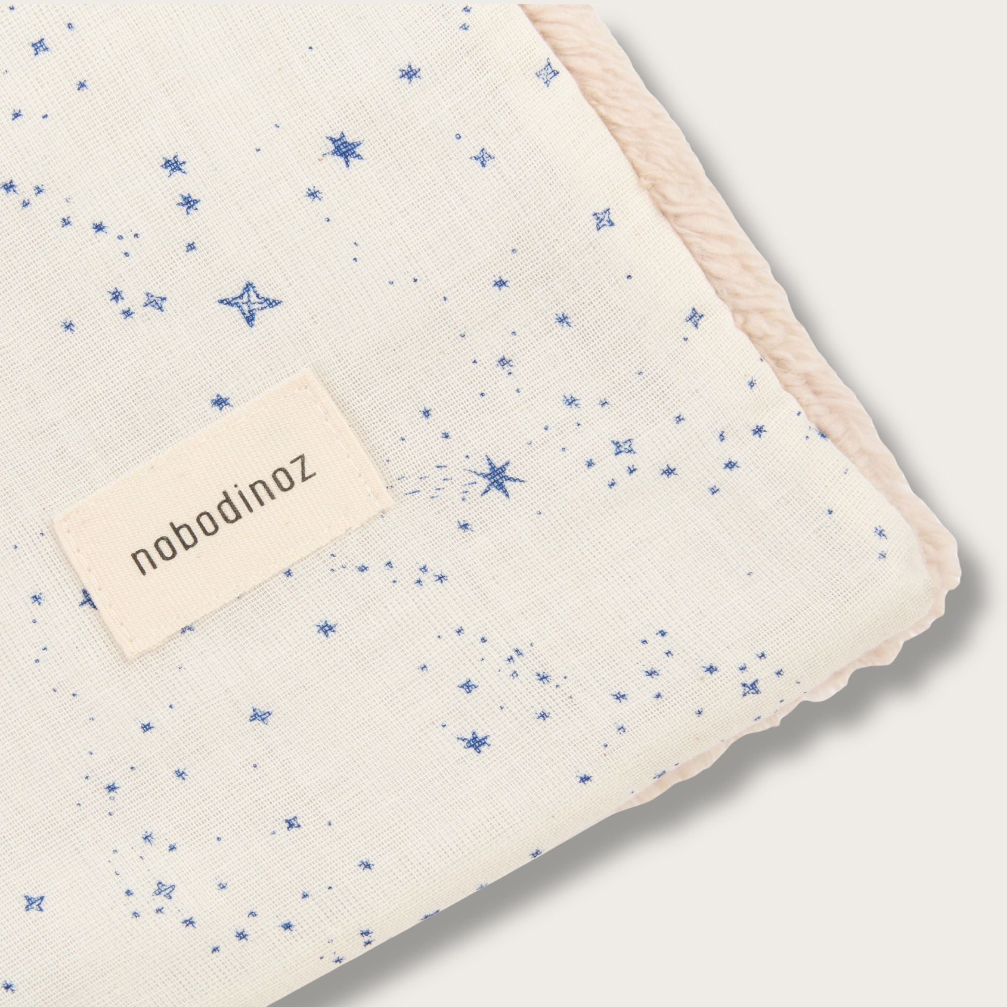 Couverture chaude en double gaze de coton bio - Wabi-Sabi BLUE MILKY WAY