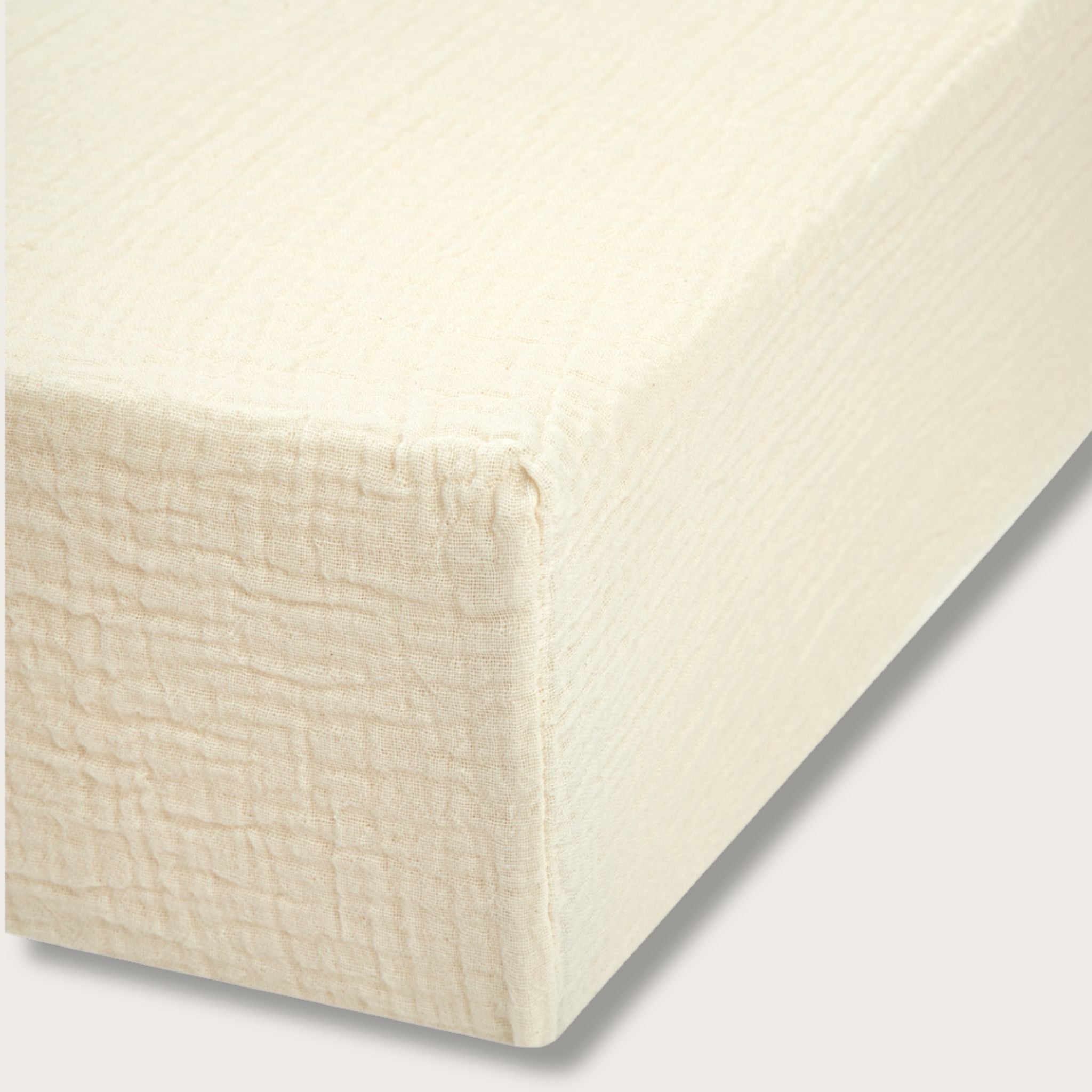 Drap-housse bébé Wabi-Sabi en double gaze de coton bio