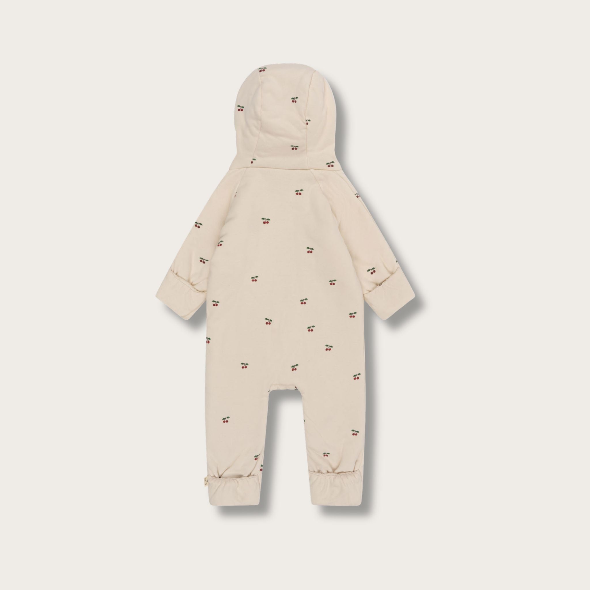 Grenouillère bébé en coton bio à capuche