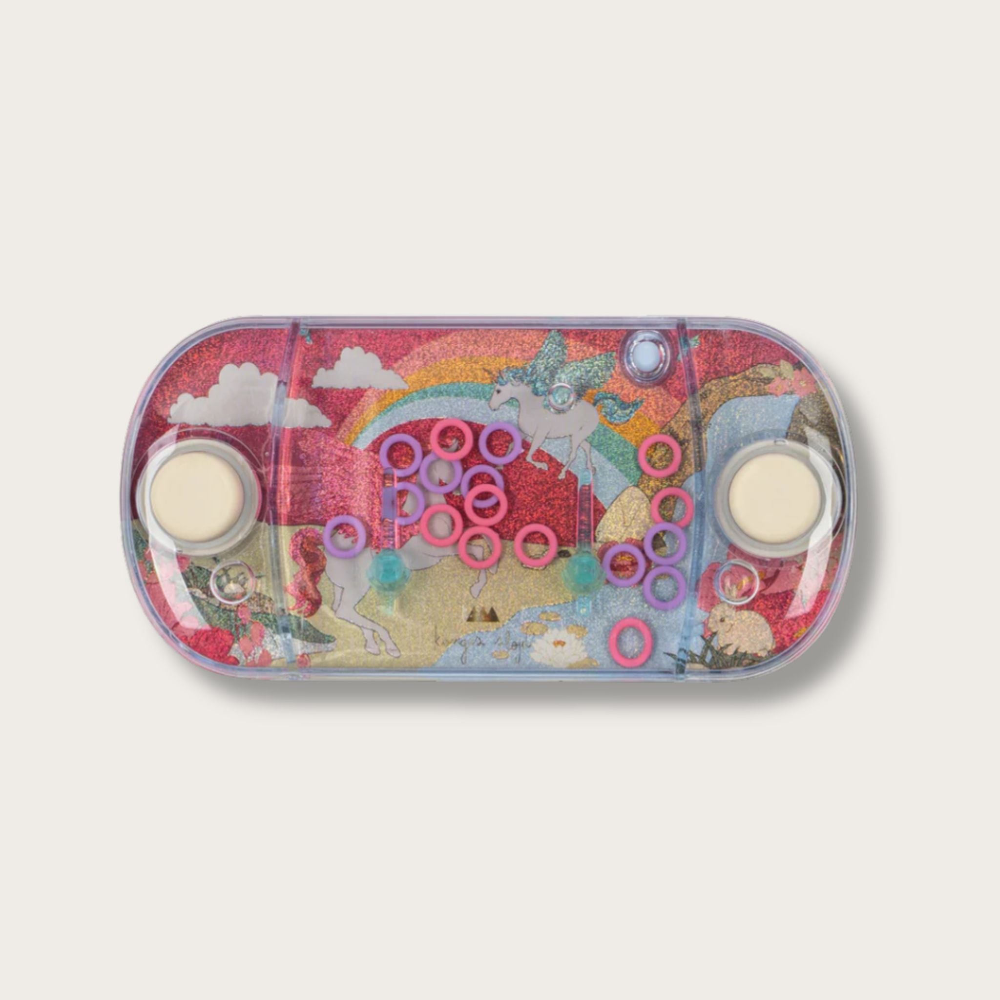 Jeu d’anneaux flottants licornes