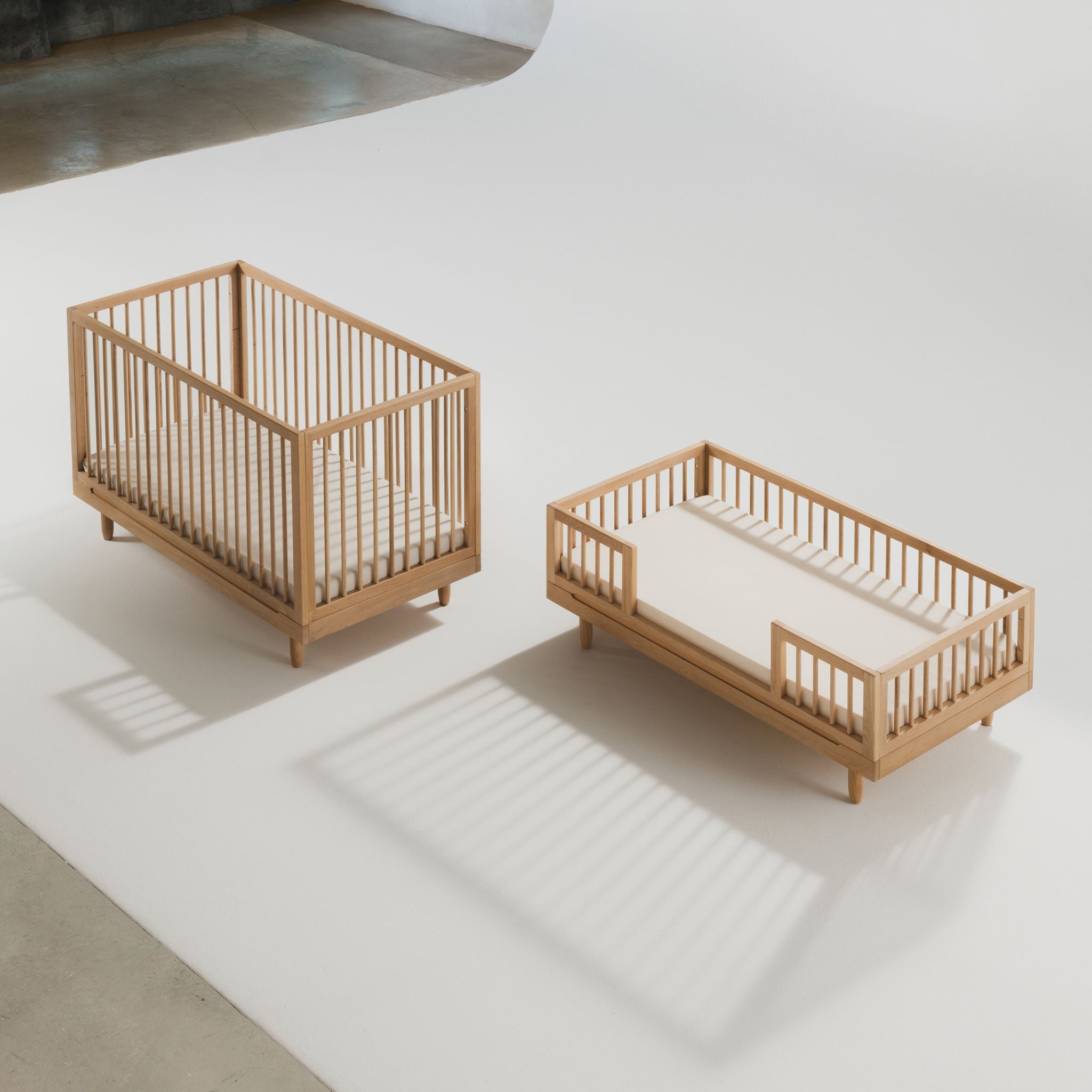 Lit évolutif bébé 140x70 en chêne massif Pure