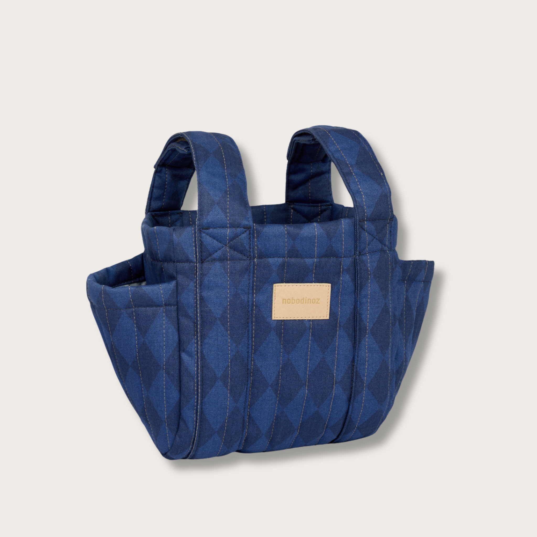 Organisateur de poussette Hyde Park - Denim Blue Diamonds