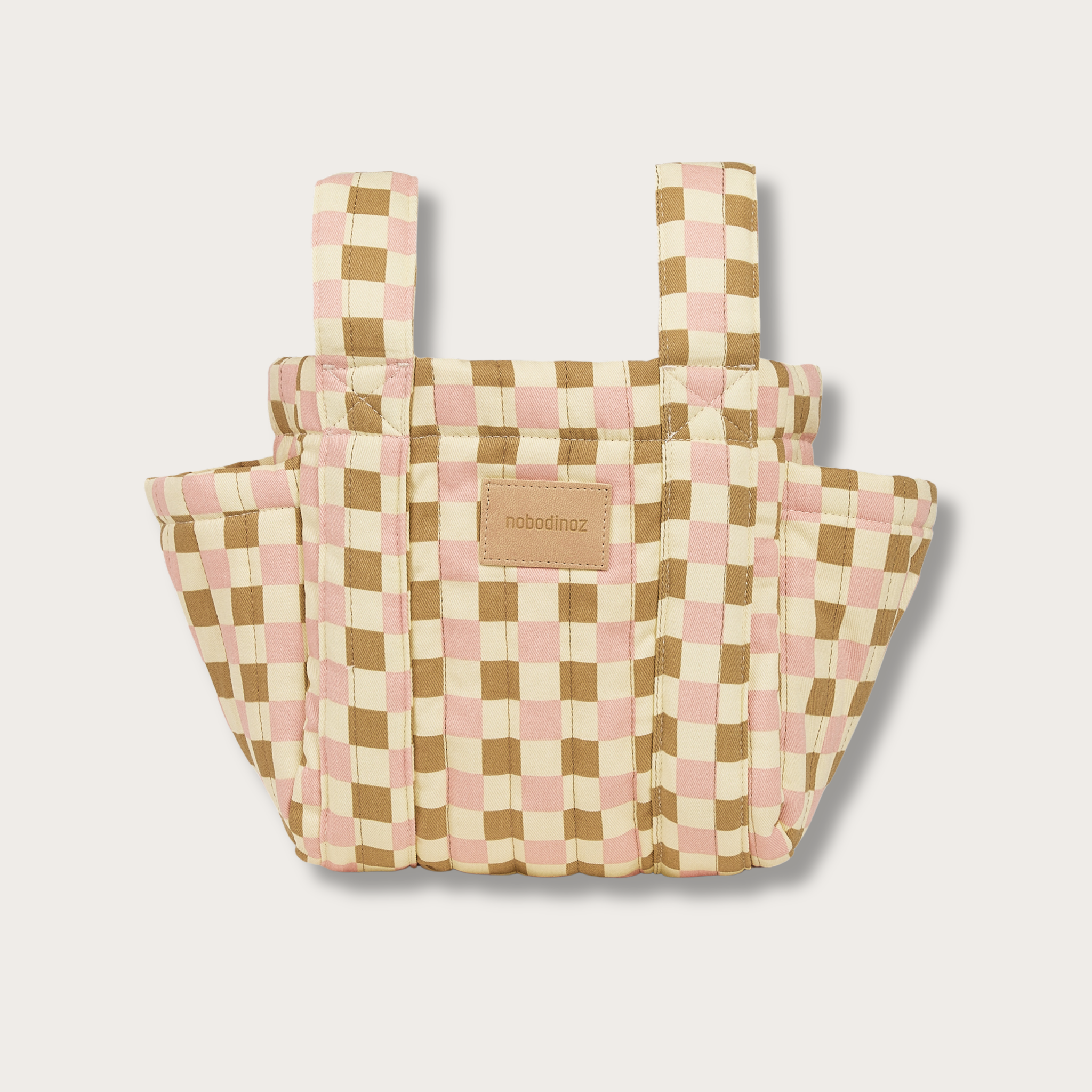 Organisateur poussette Hyde Park Yellow Pink Mosaic - Nobodinoz