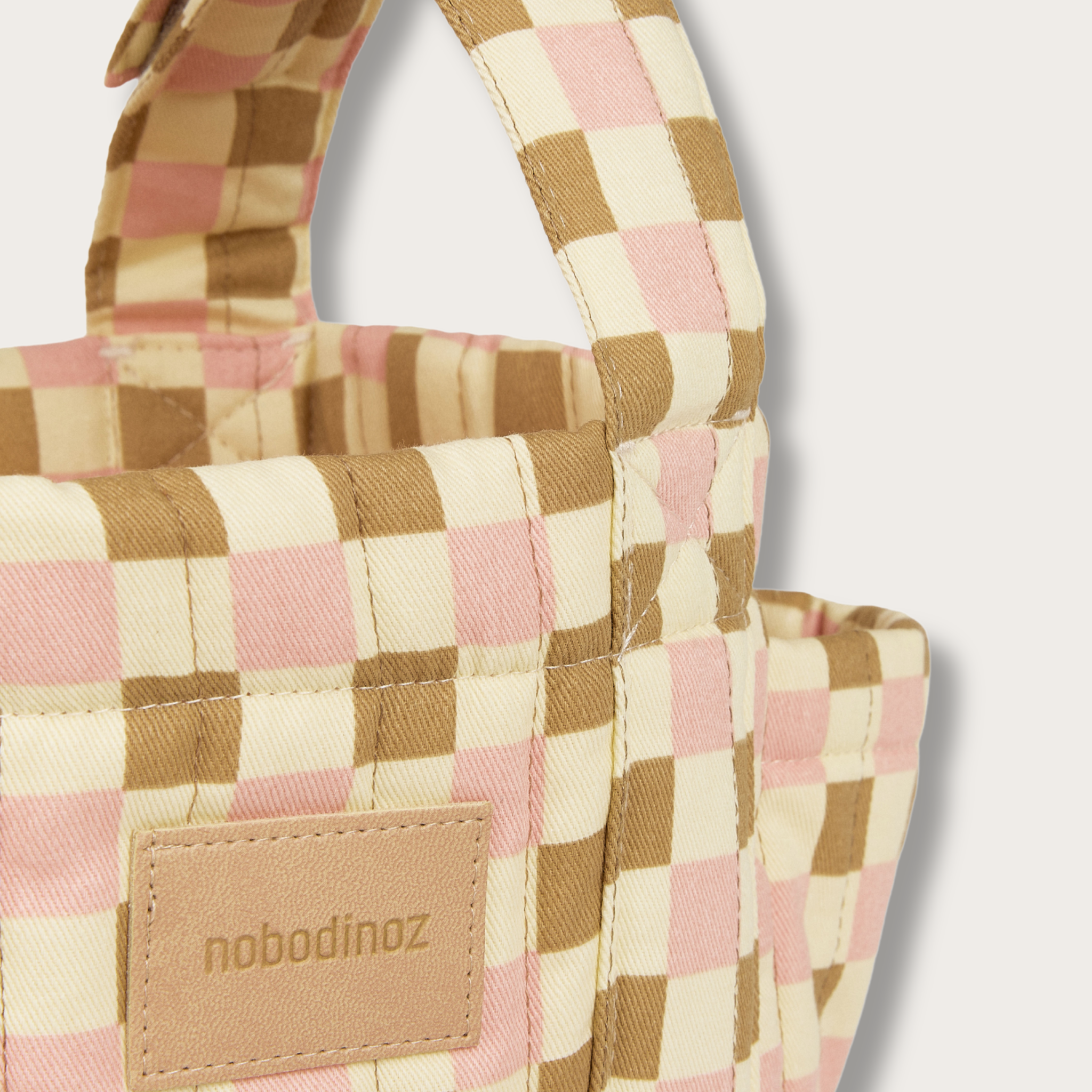 Organisateur poussette Hyde Park Yellow Pink Mosaic - Nobodinoz