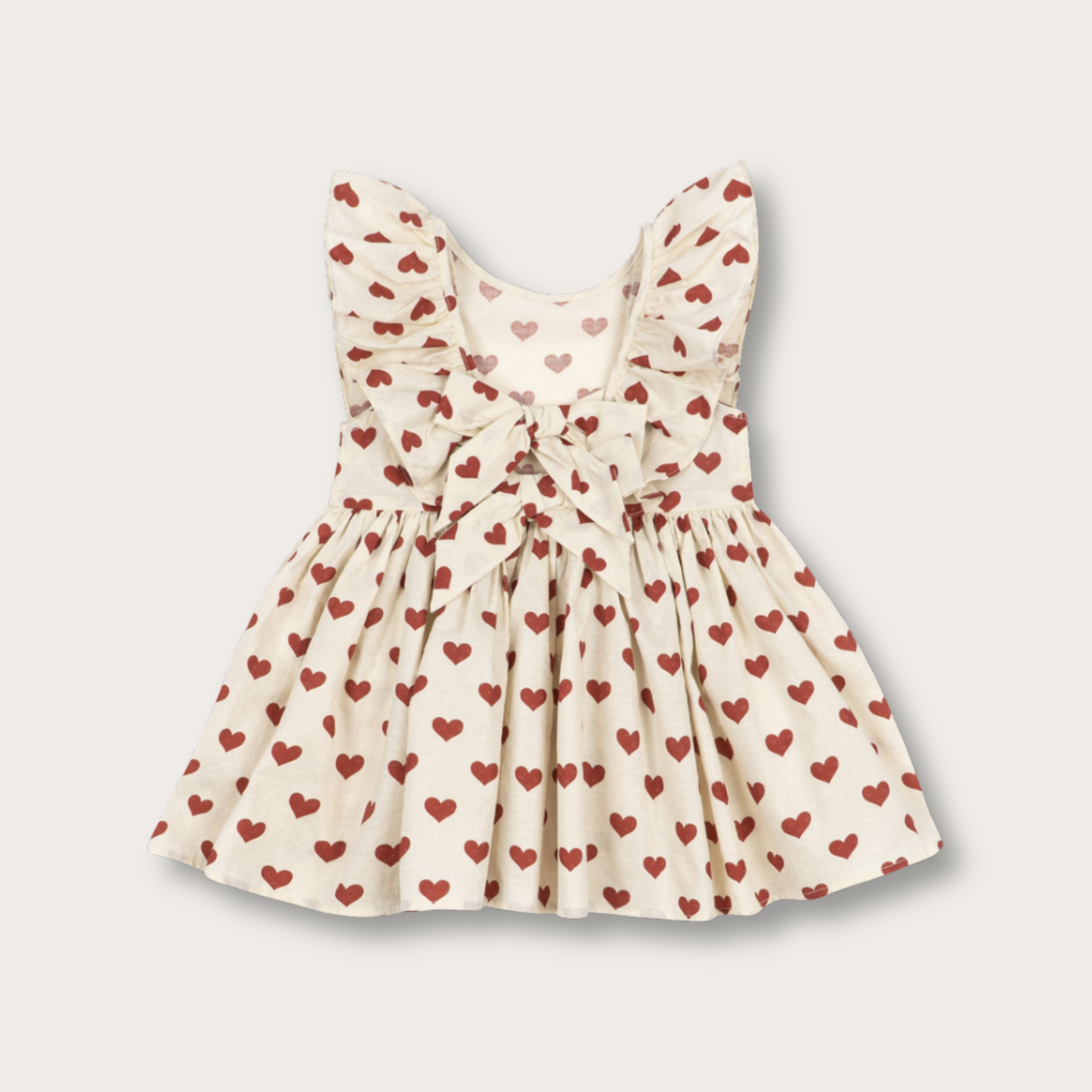 Robe Cianna Bow Coeurs Amour Rouge