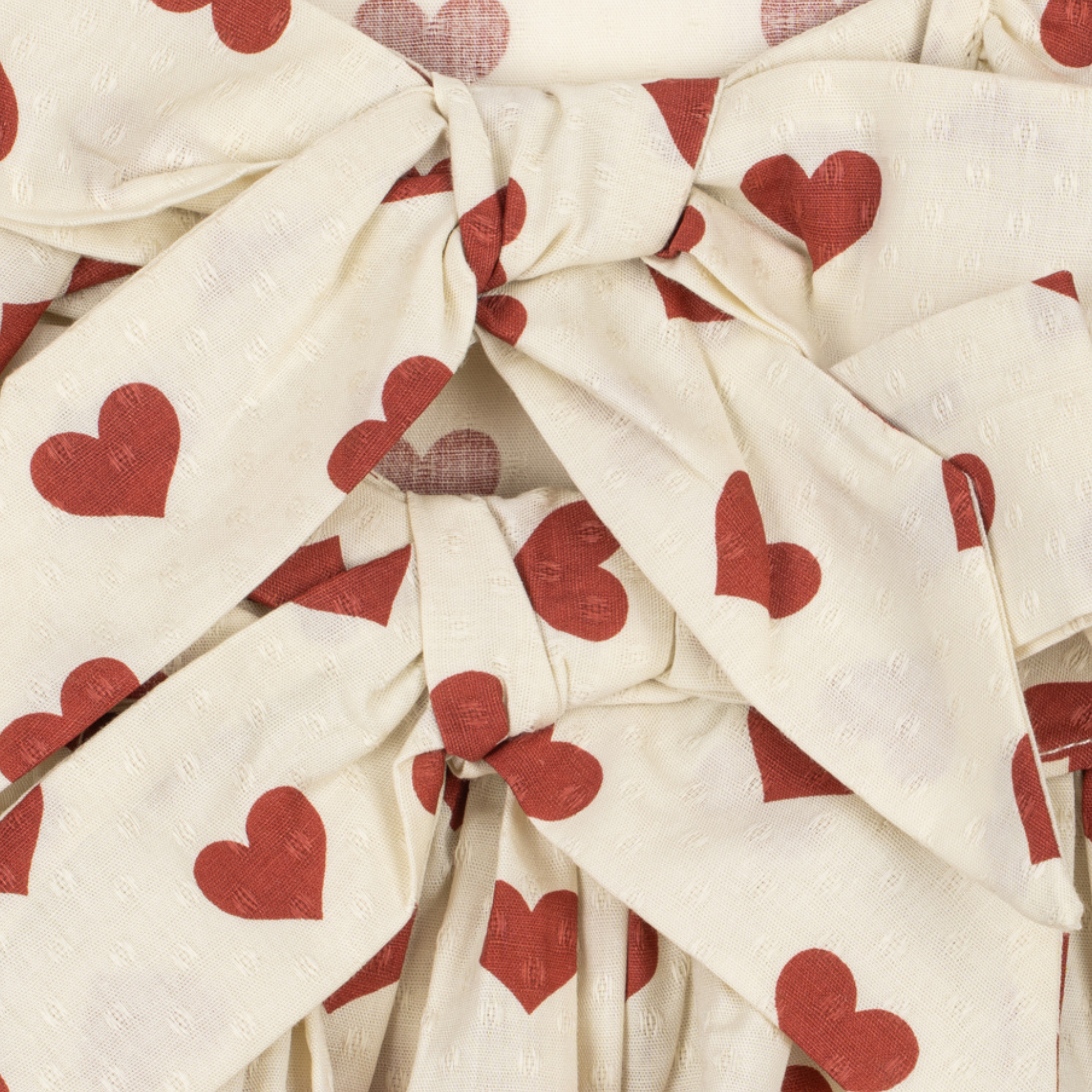 Robe Cianna Bow Coeurs Amour Rouge - Konges Sløjd