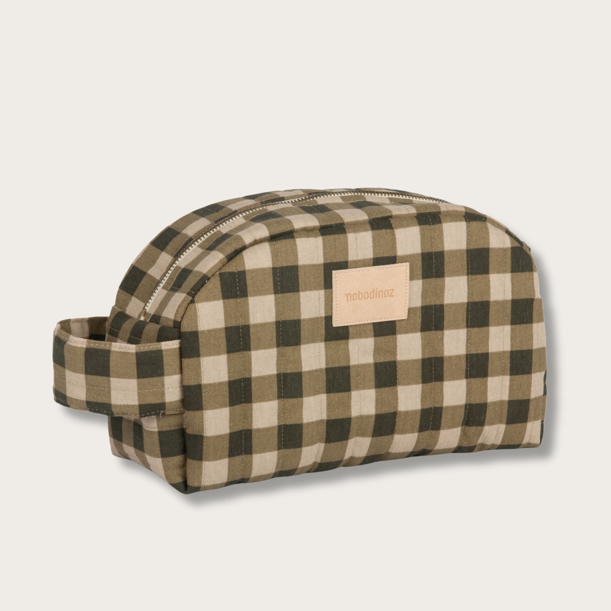 Trousse de toilette imperméable Hyde Park - Green Checks