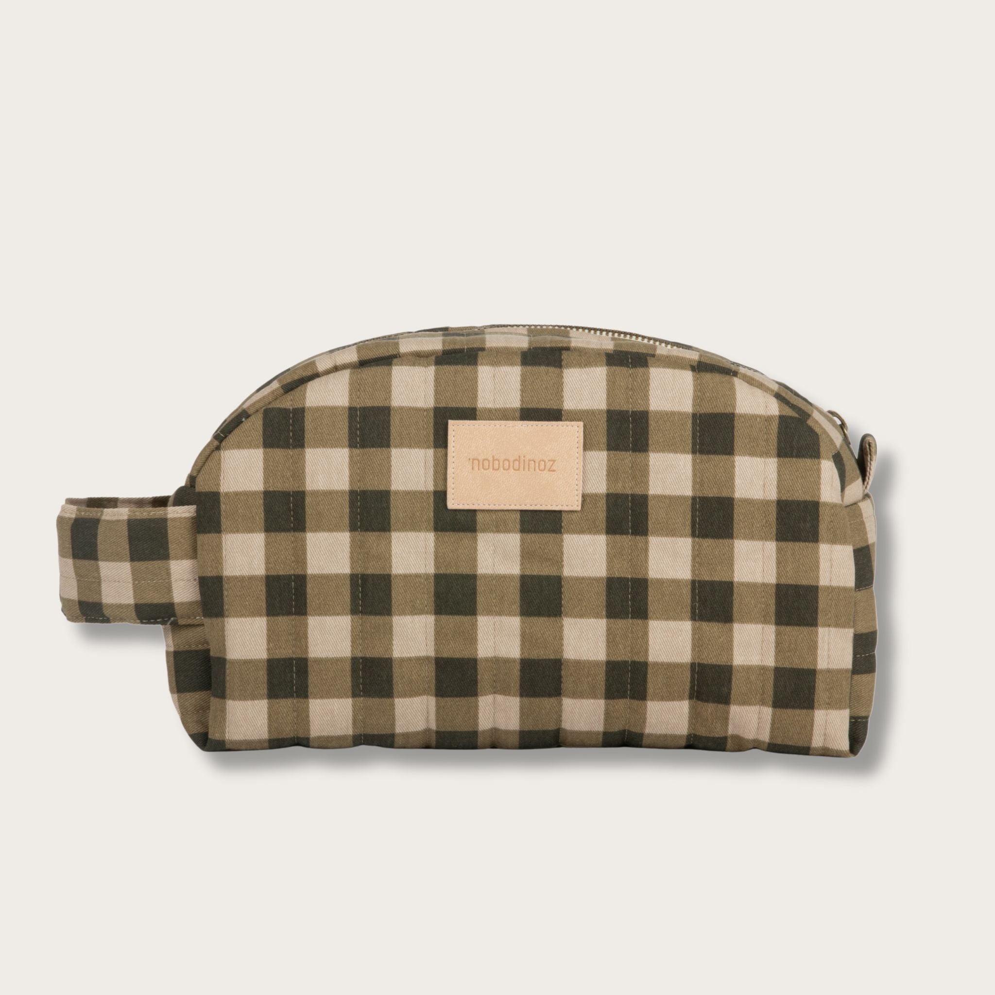Trousse de toilette imperméable Hyde Park - Green Checks