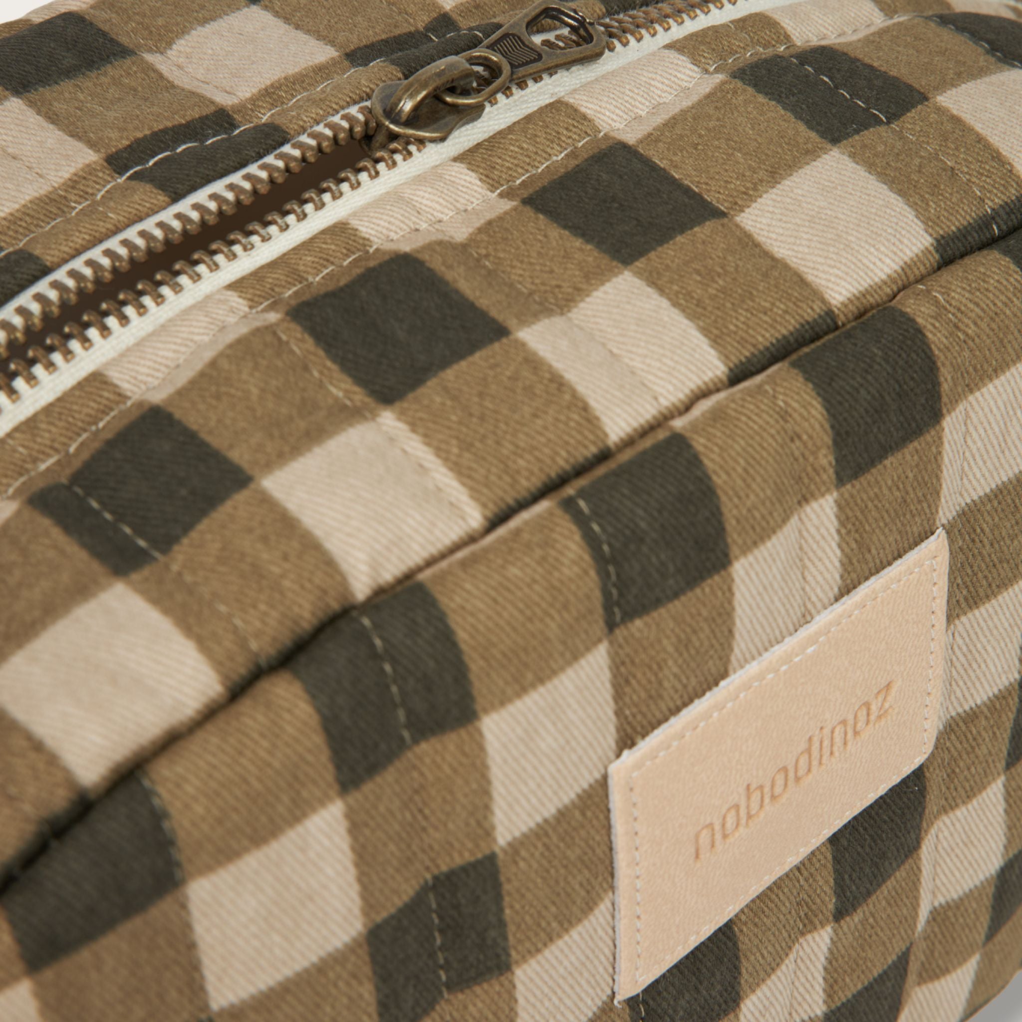 Trousse de toilette imperméable Hyde Park - Green Checks