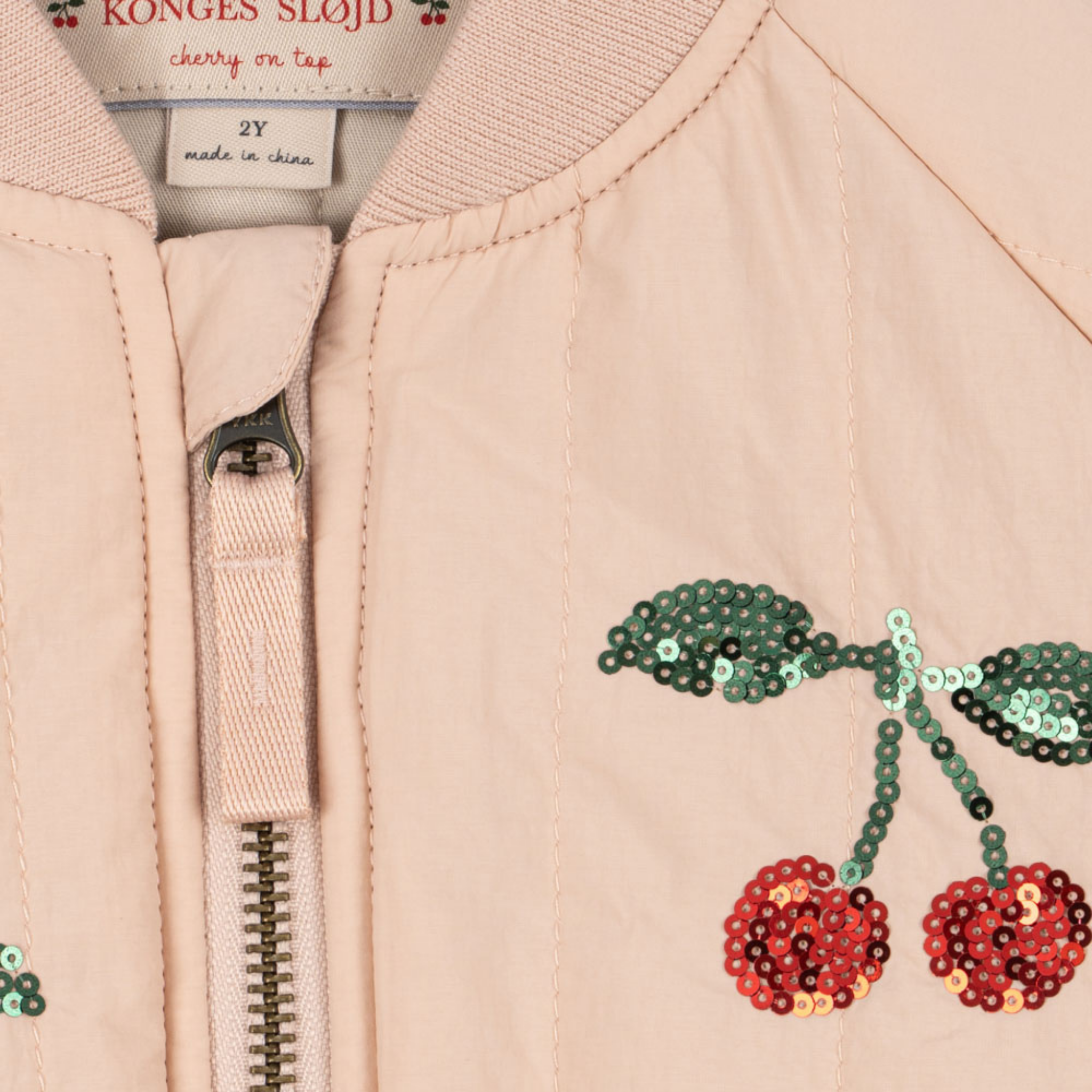 Bomber Juno Sequin Konges Sløjd - Cameo Rose Cerises