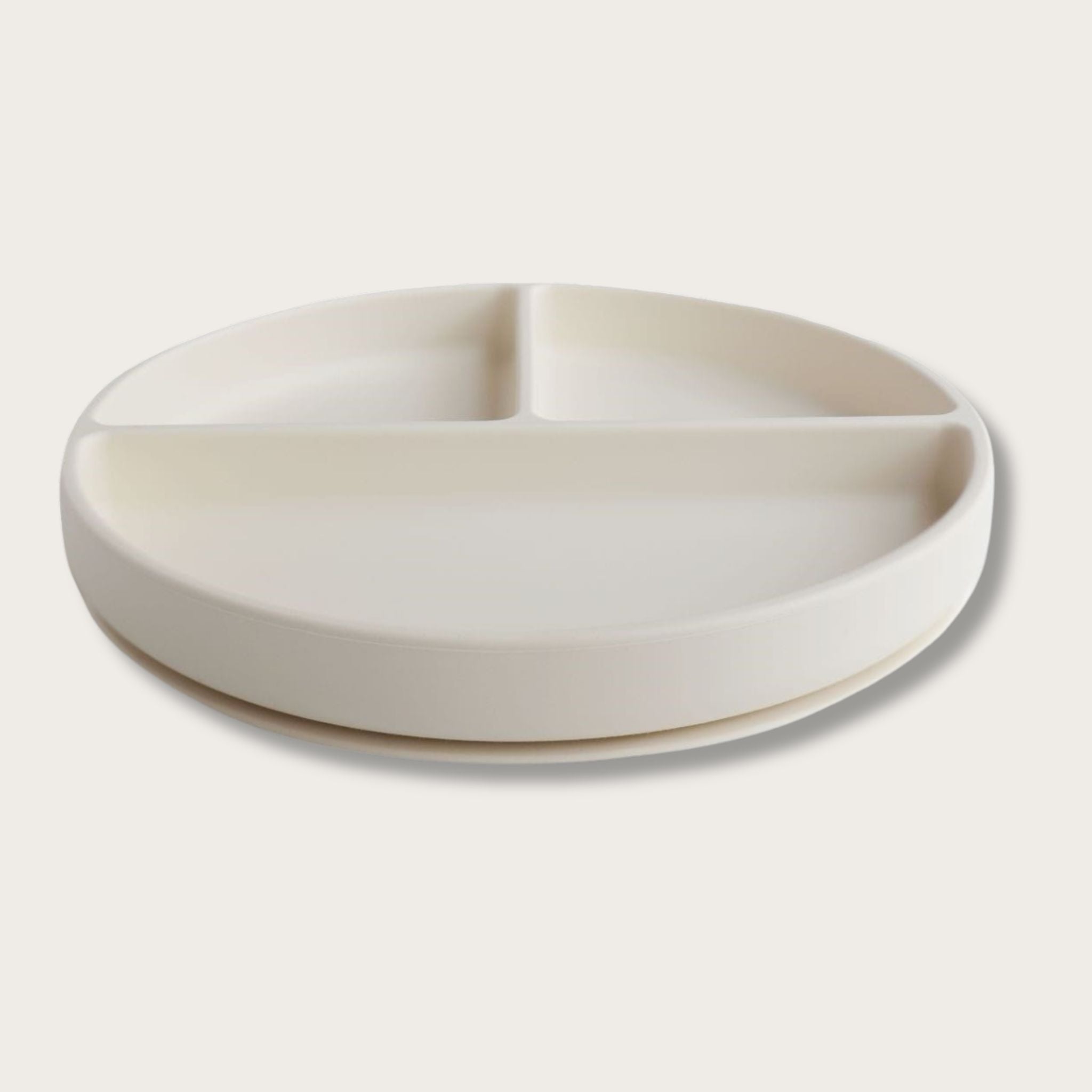 Assiette en silicone avec ventouse – 3 compartiments