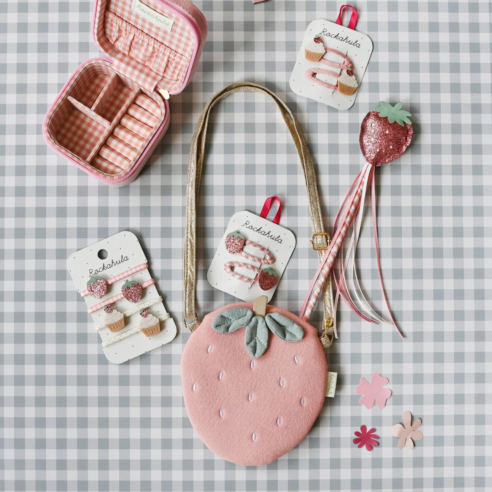 Barrettes à cheveux Rockahula Fraises