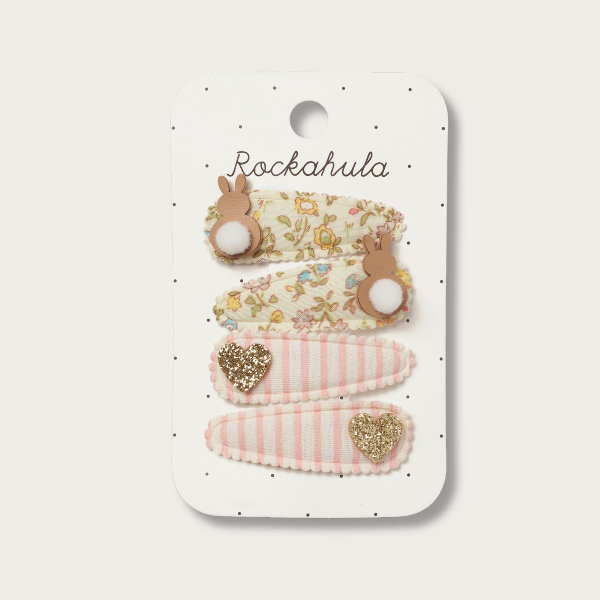 Barrettes à cheveux Rockahula Lapins & Coeurs