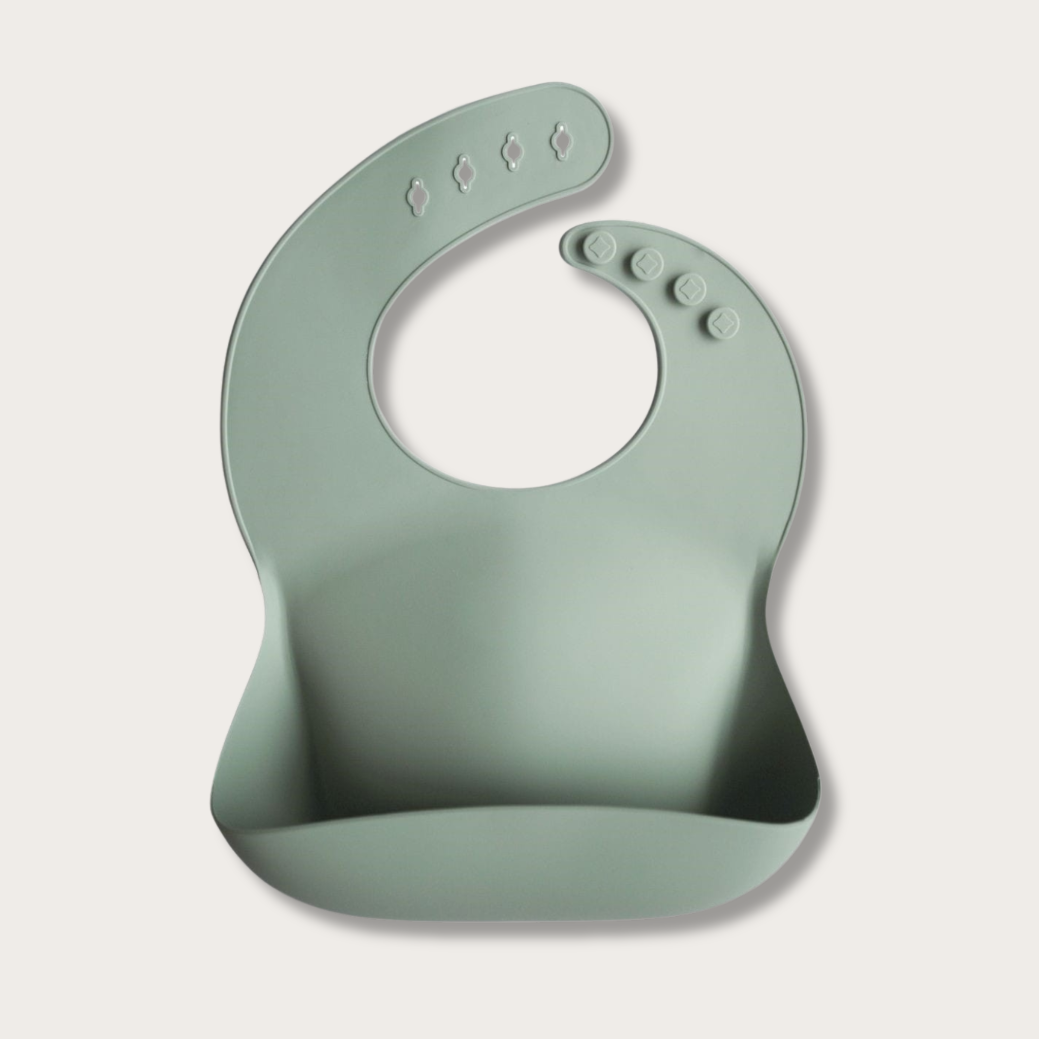 Bavoir lavable en silicone Cambridge Blue