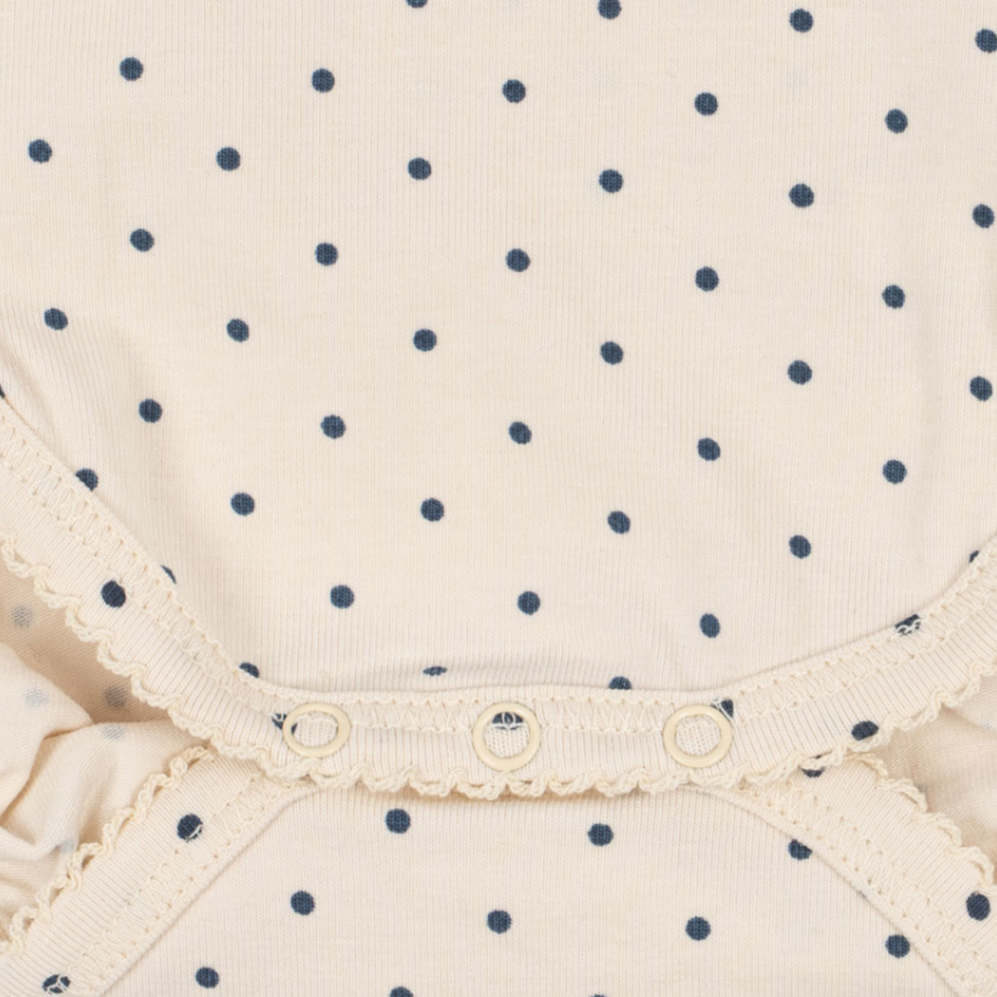 Body manches longues naissance bio GOTS - Blue Dot