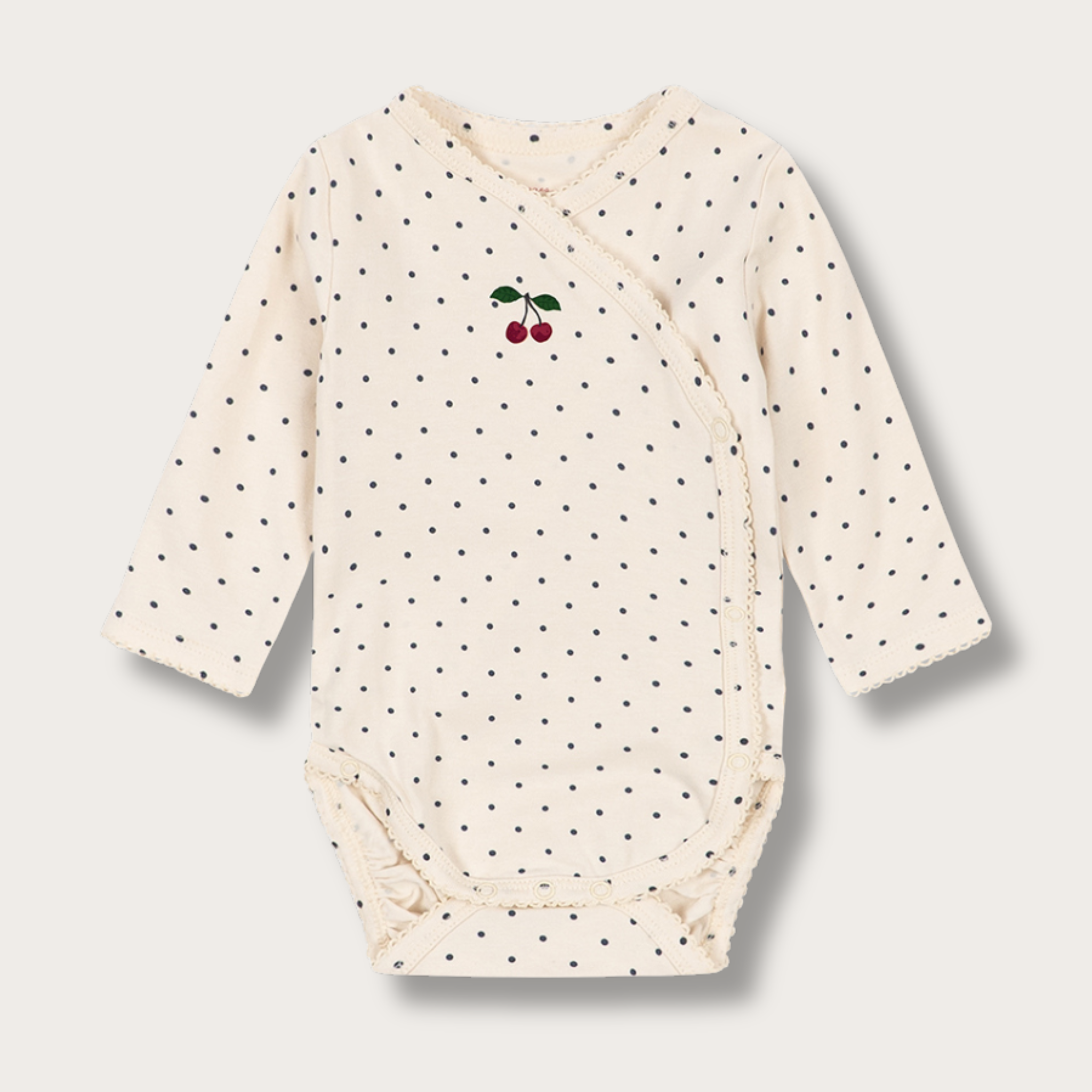 Body manches longues naissance bio GOTS - Blue Dot
