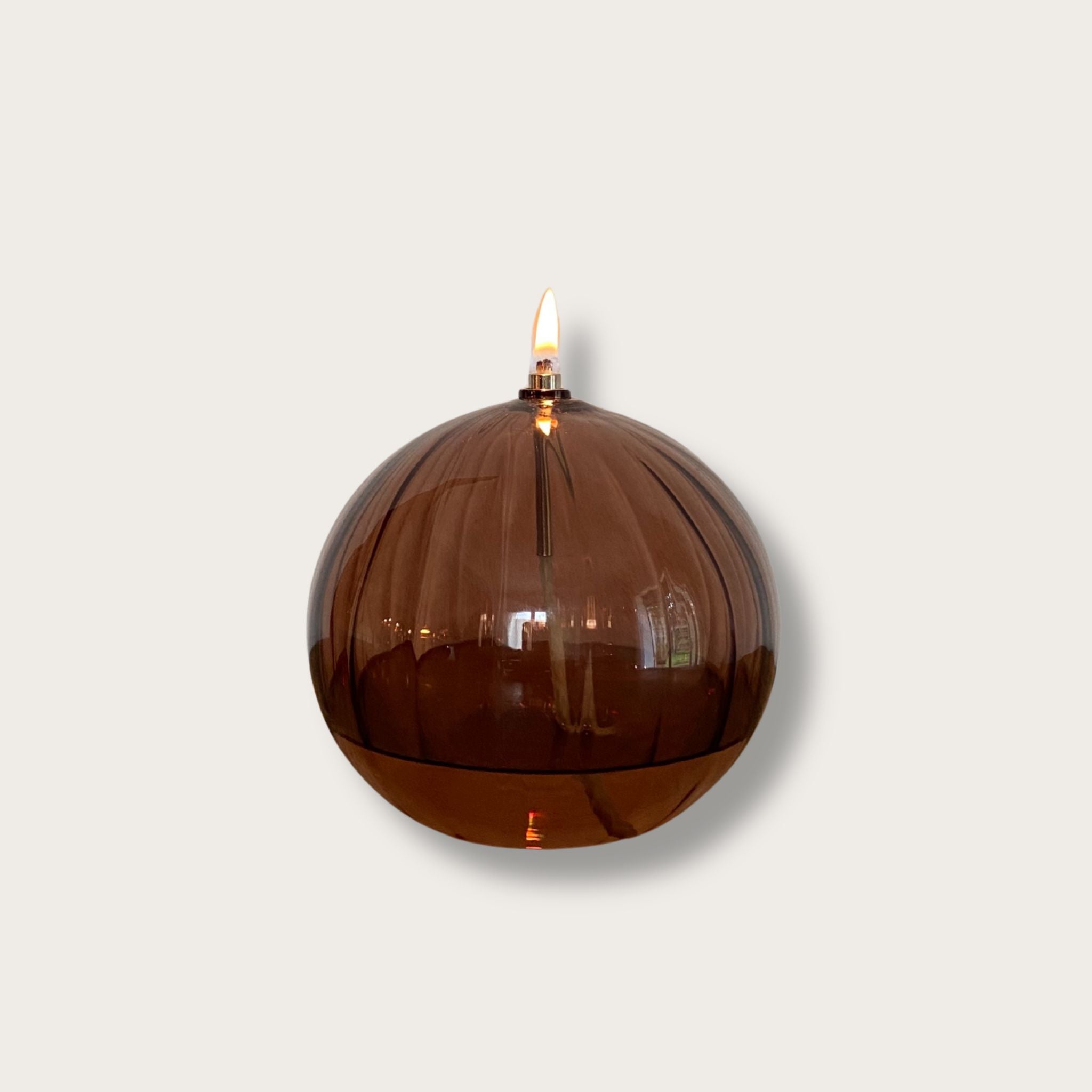 Bougie à huile striée