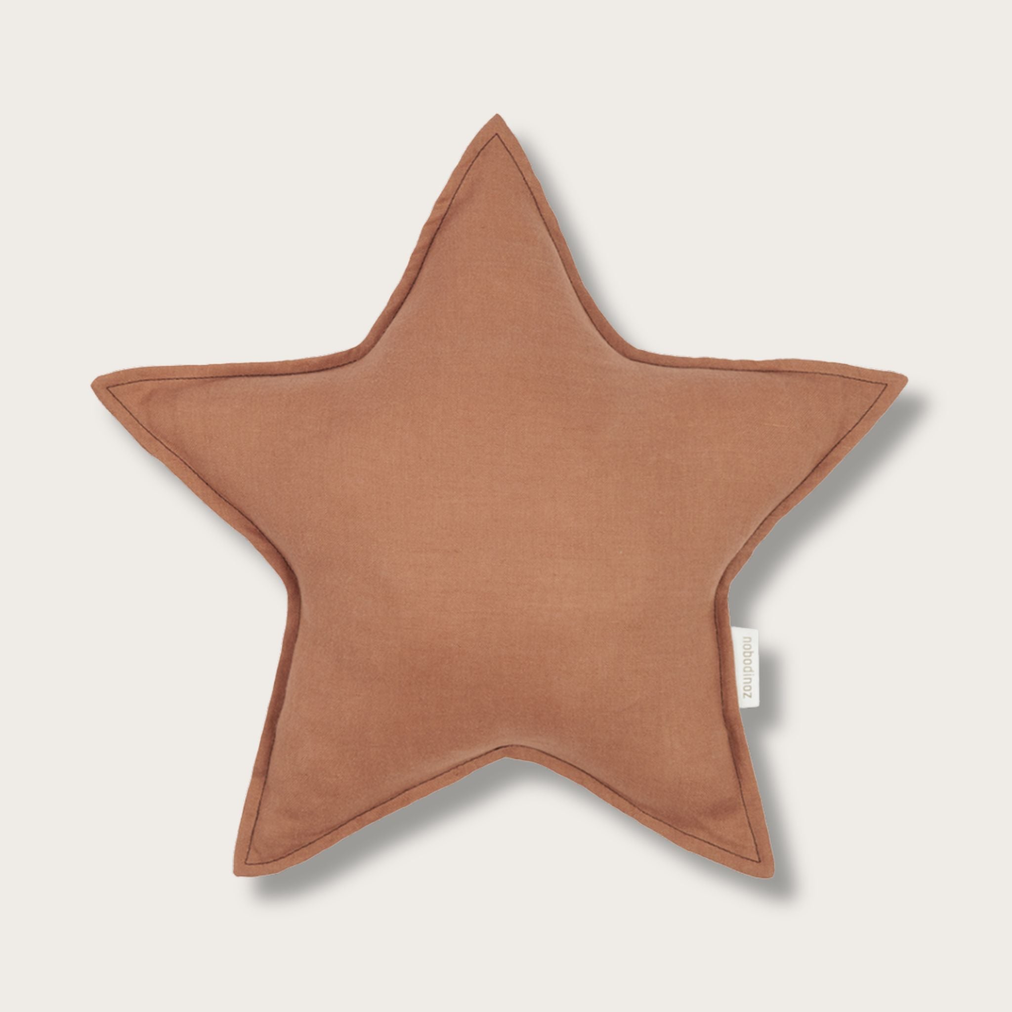 Coussin étoile en lin français