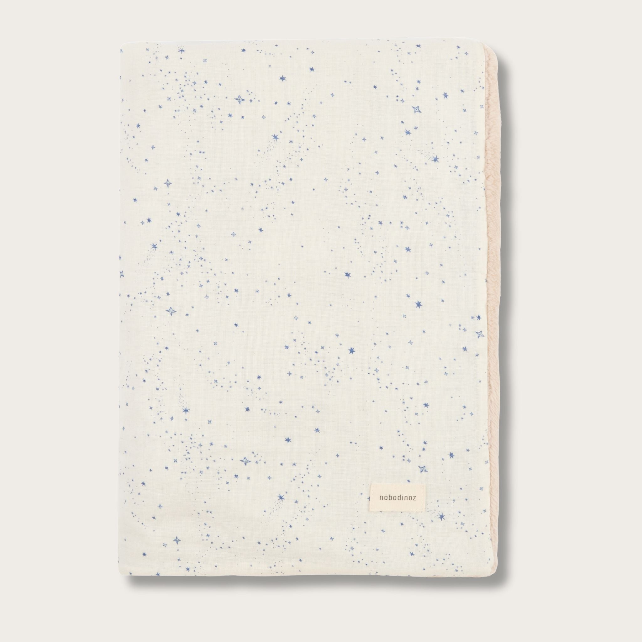 Couverture chaude en double gaze de coton bio - Wabi-Sabi BLUE MILKY WAY