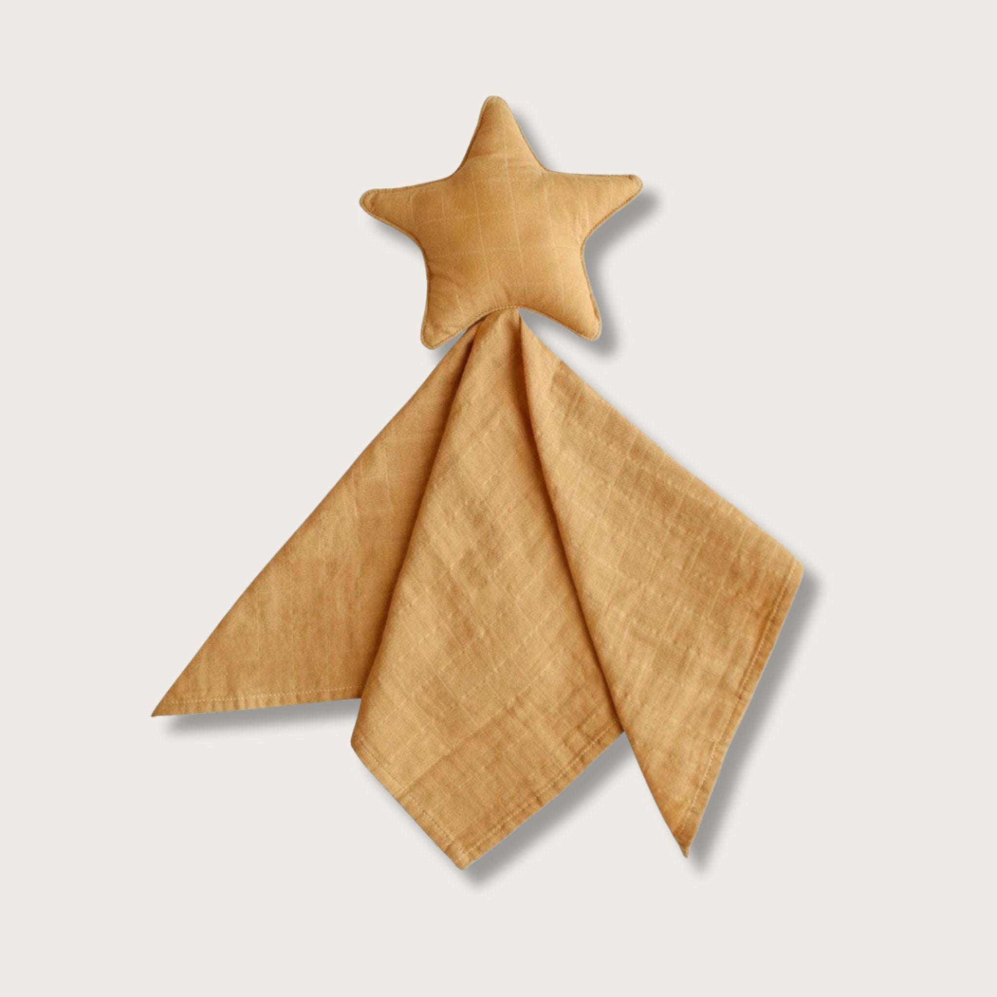 Doudou lange Mushie Lovey Star en coton bio