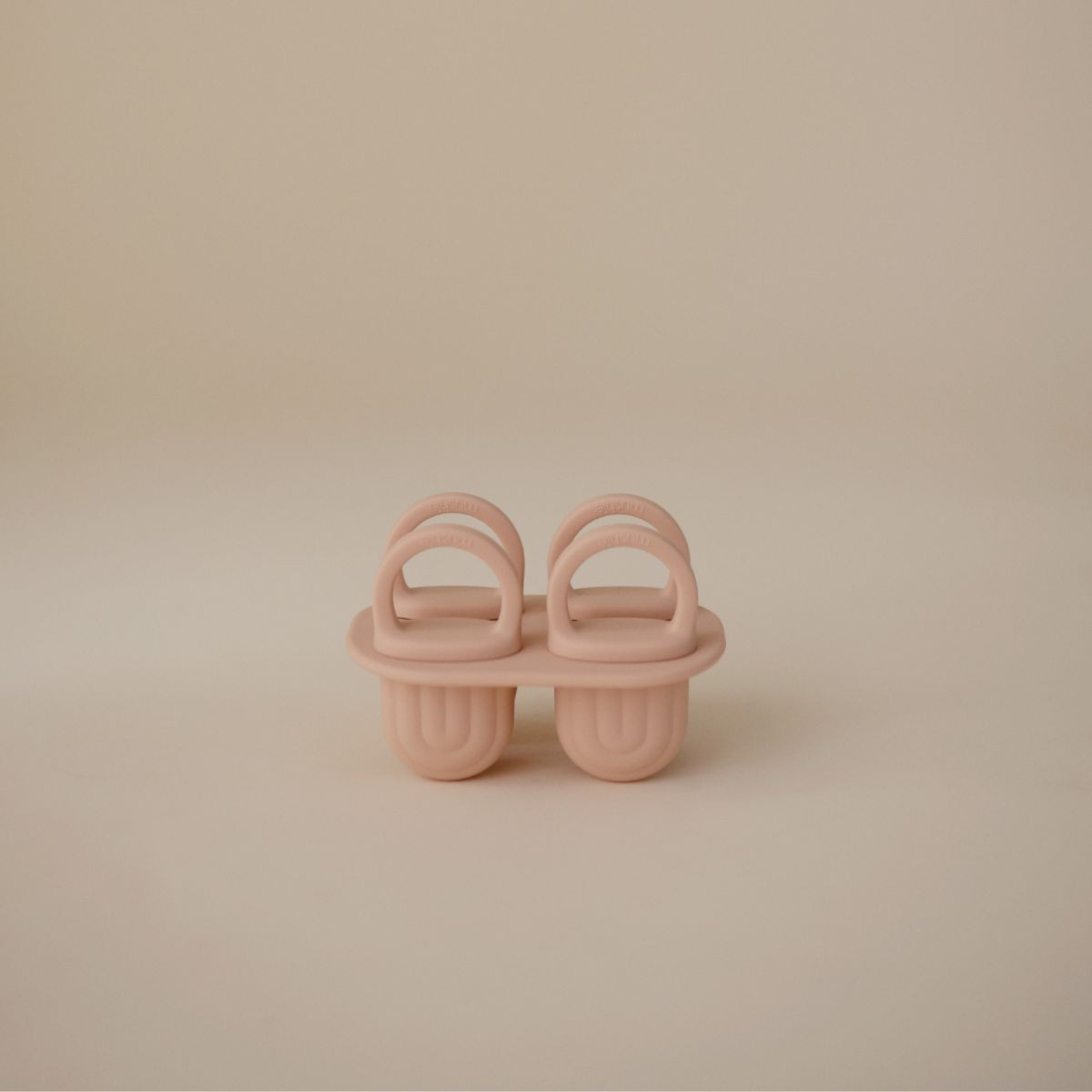 Moule à sucettes glacées Mushie - Blush