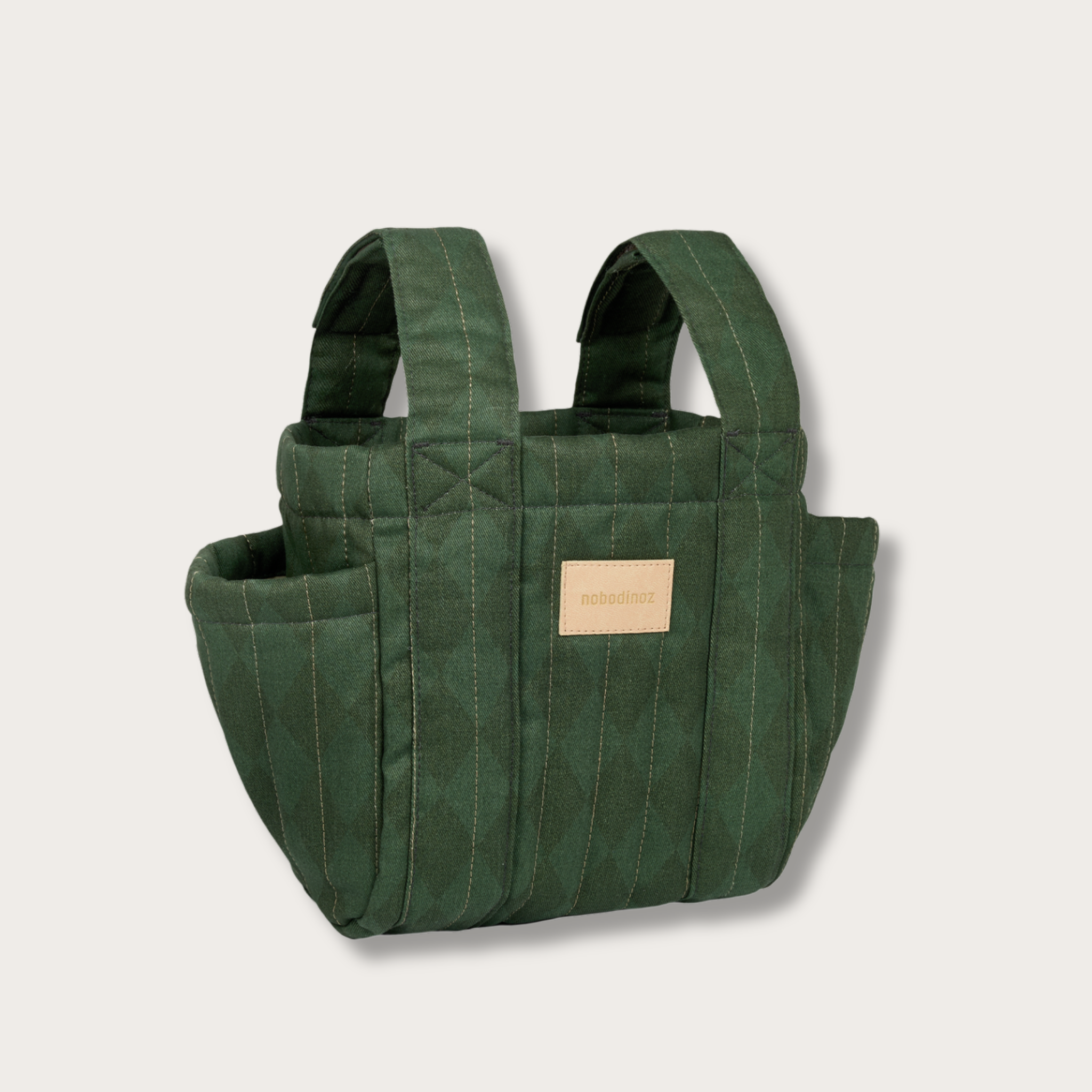Organisateur de poussette Hyde Park - Forest Green Diamonds