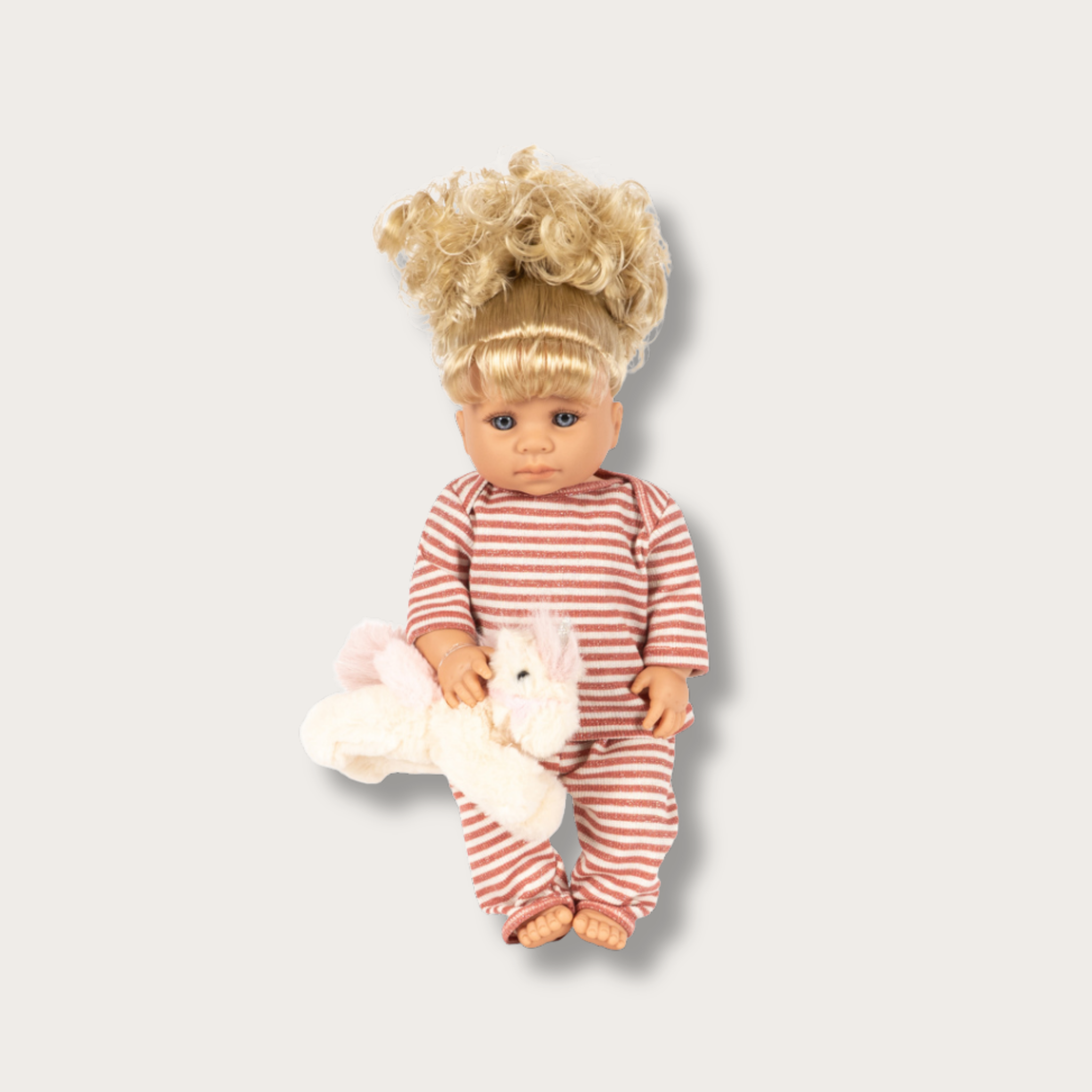 Poupée licorne Noemi Konges Sløjd - Rose Cream Stripe