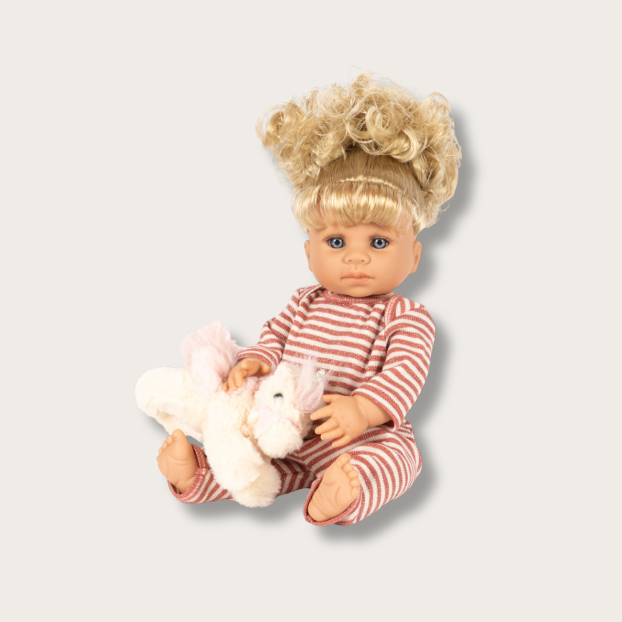 Poupée licorne Noemi Konges Sløjd - Rose Cream Stripe