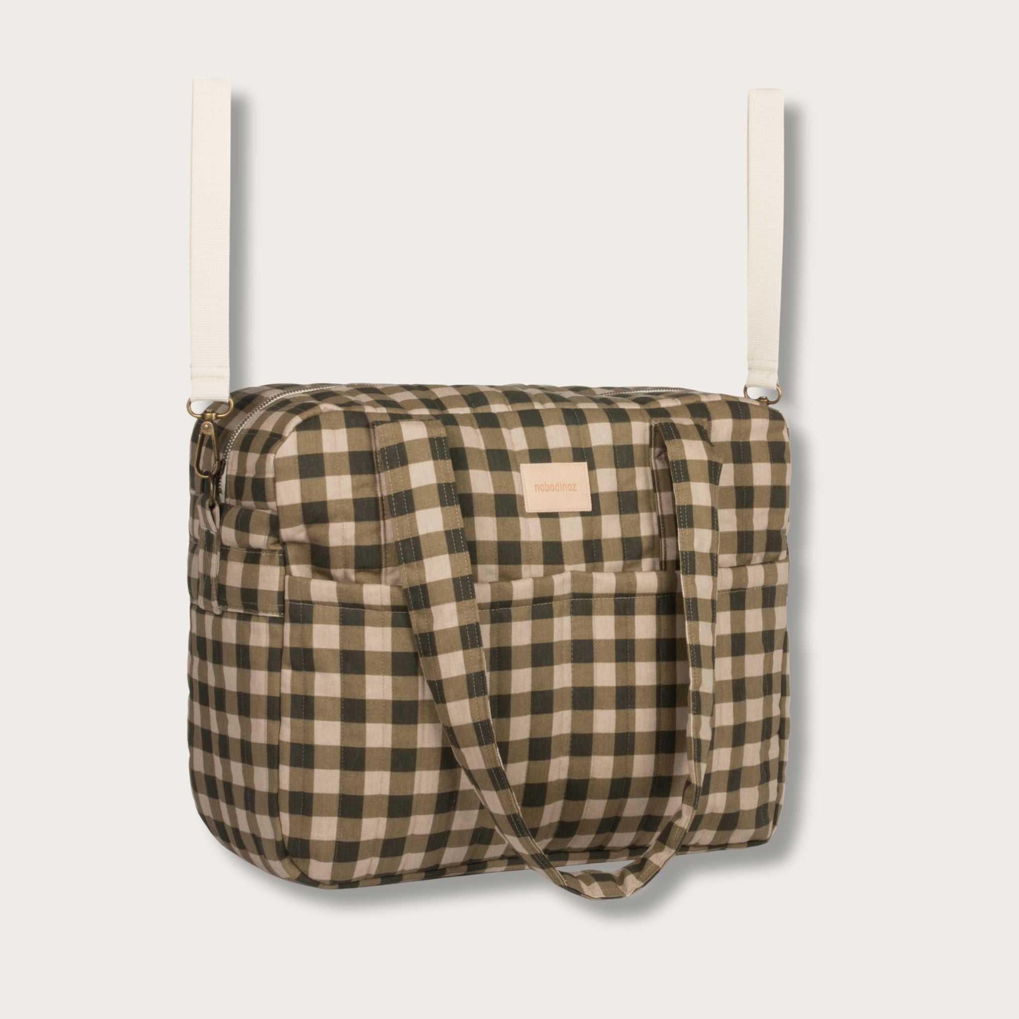 Sac à langer imperméable Hyde Park - Green Checks