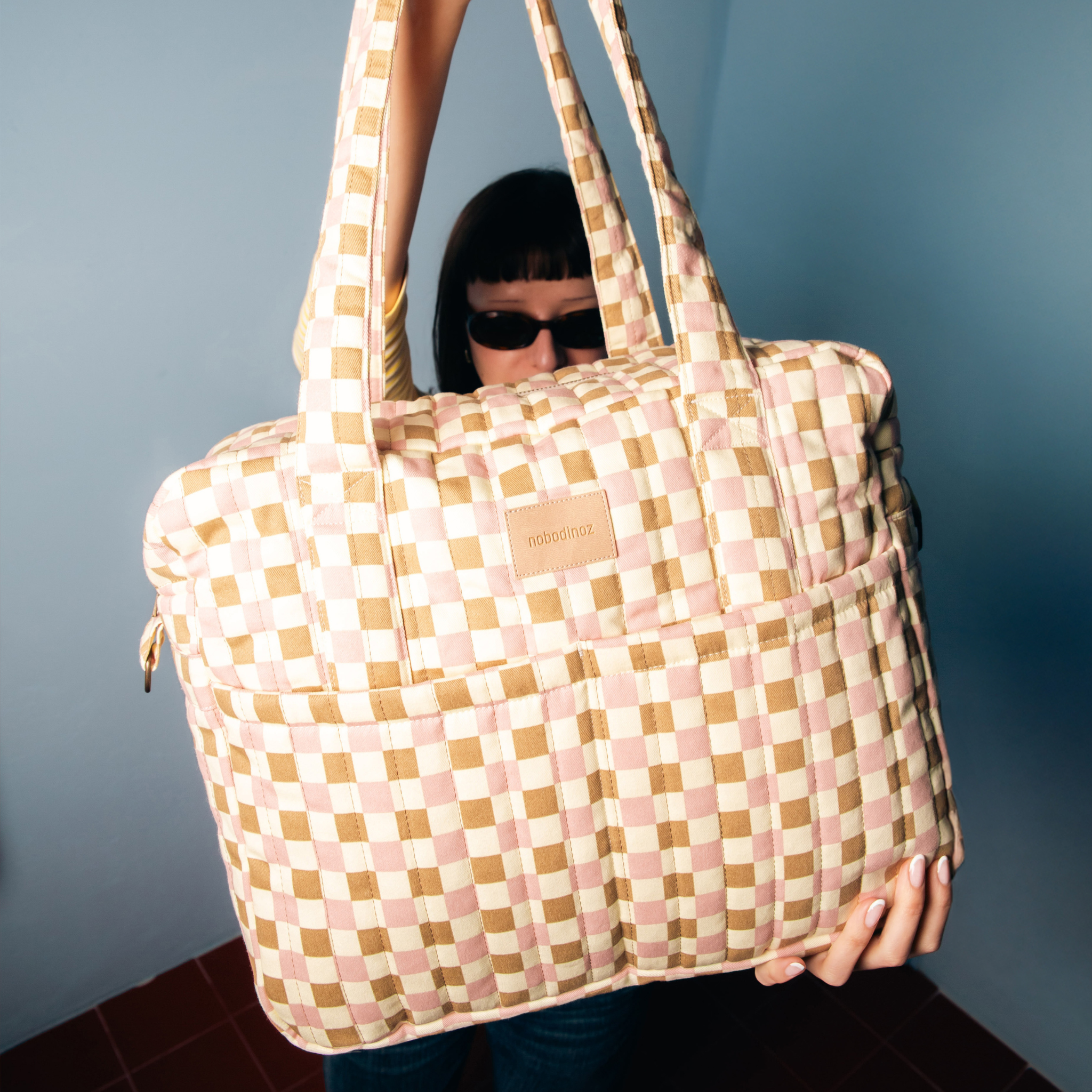 Sac à langer imperméable Hyde Park - Yellow Pink Mosaic