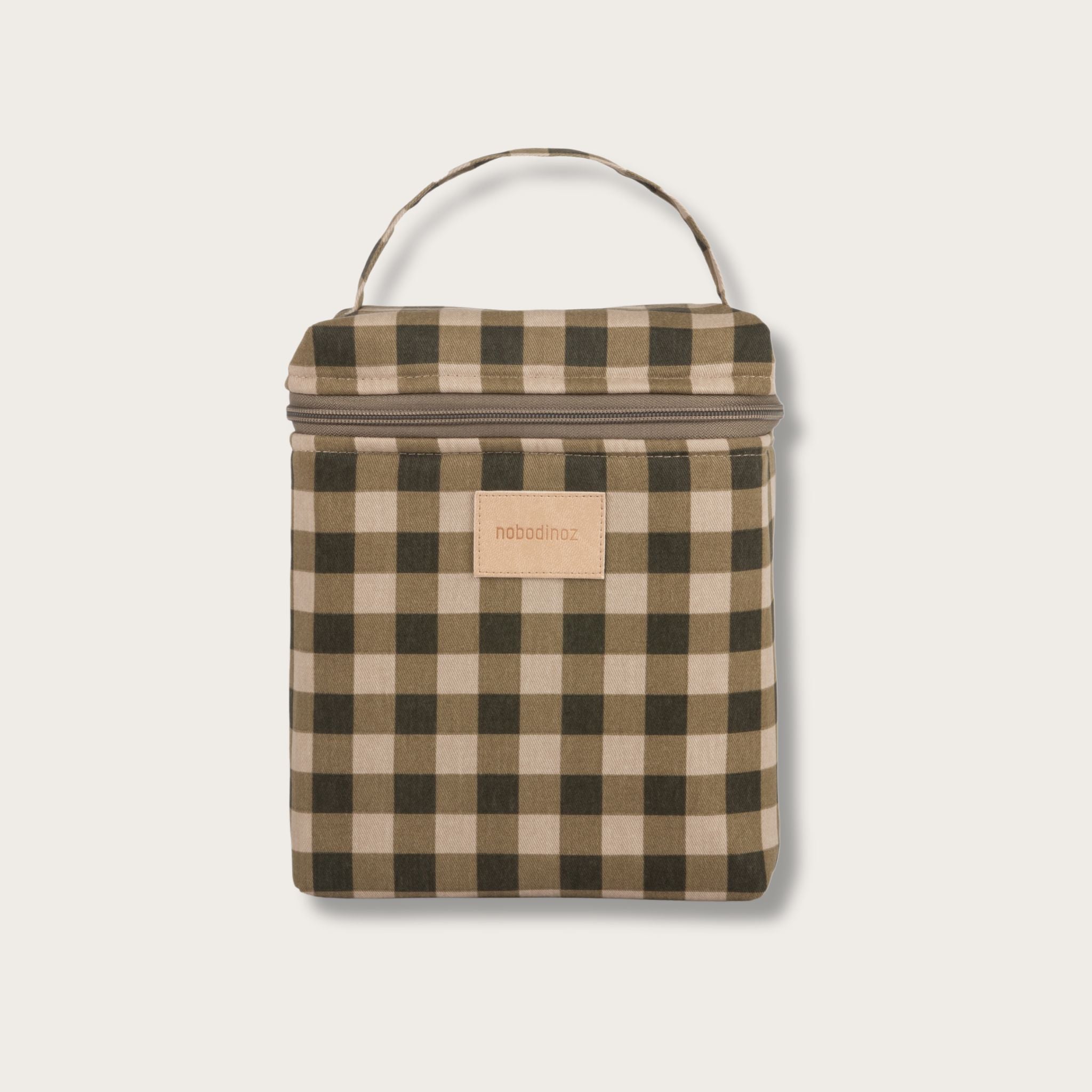 Sac isotherme pour biberons et dejeuner Hyde Park Green Checks