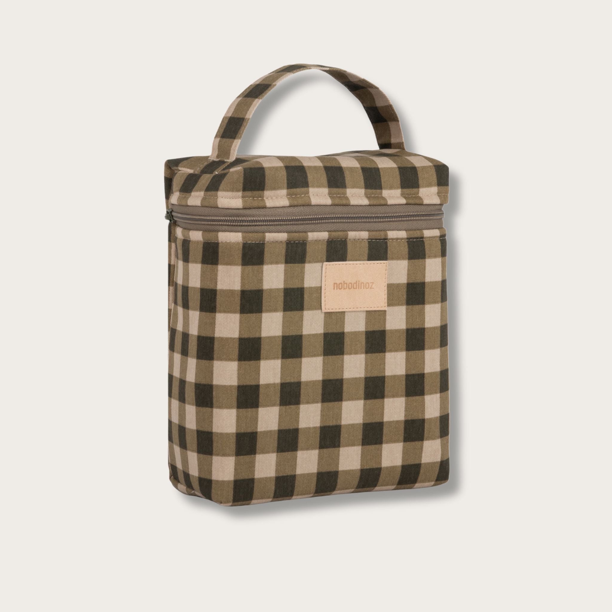 Sac isotherme pour biberons et dejeuner Hyde Park Green Checks
