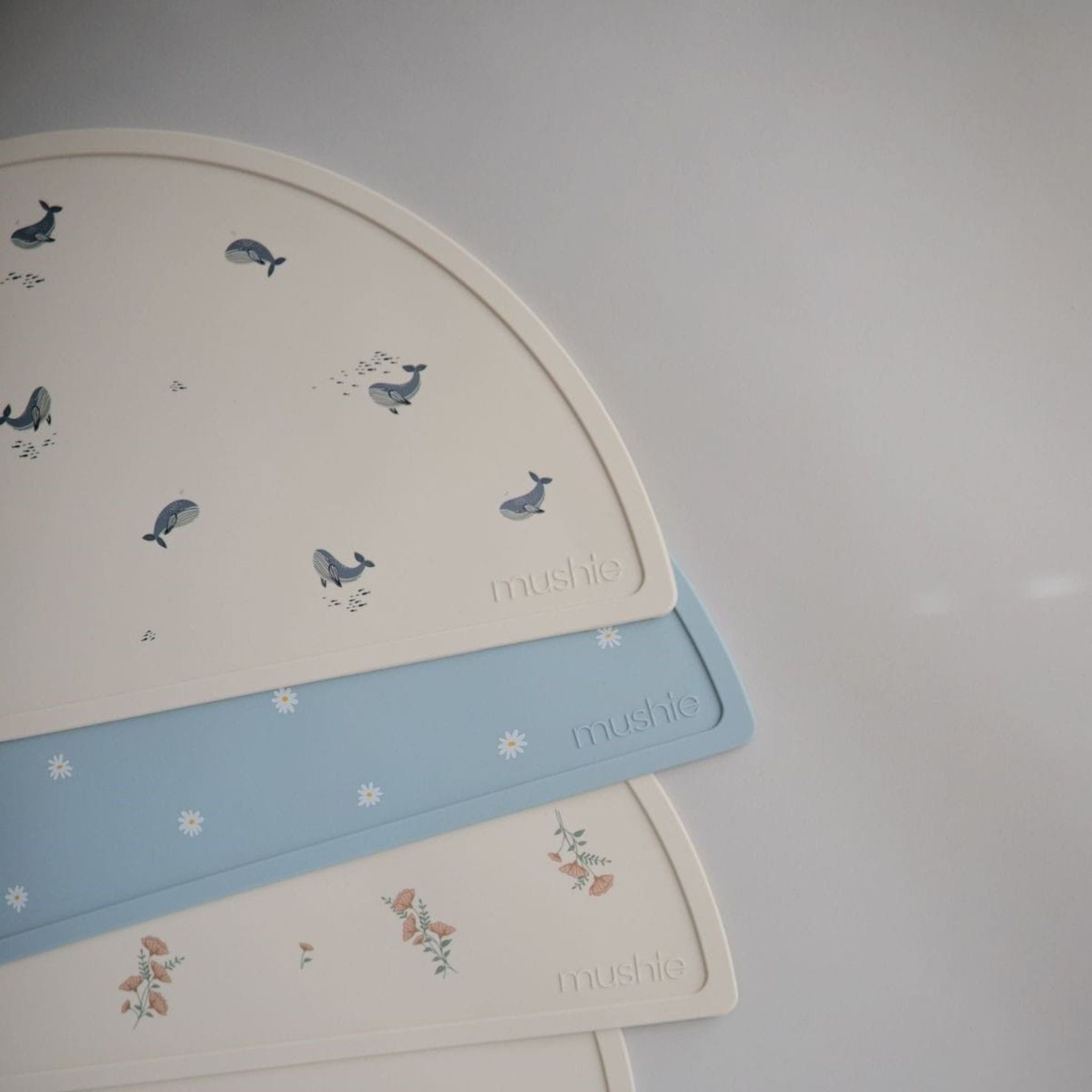 Set de table en silicone Baleines