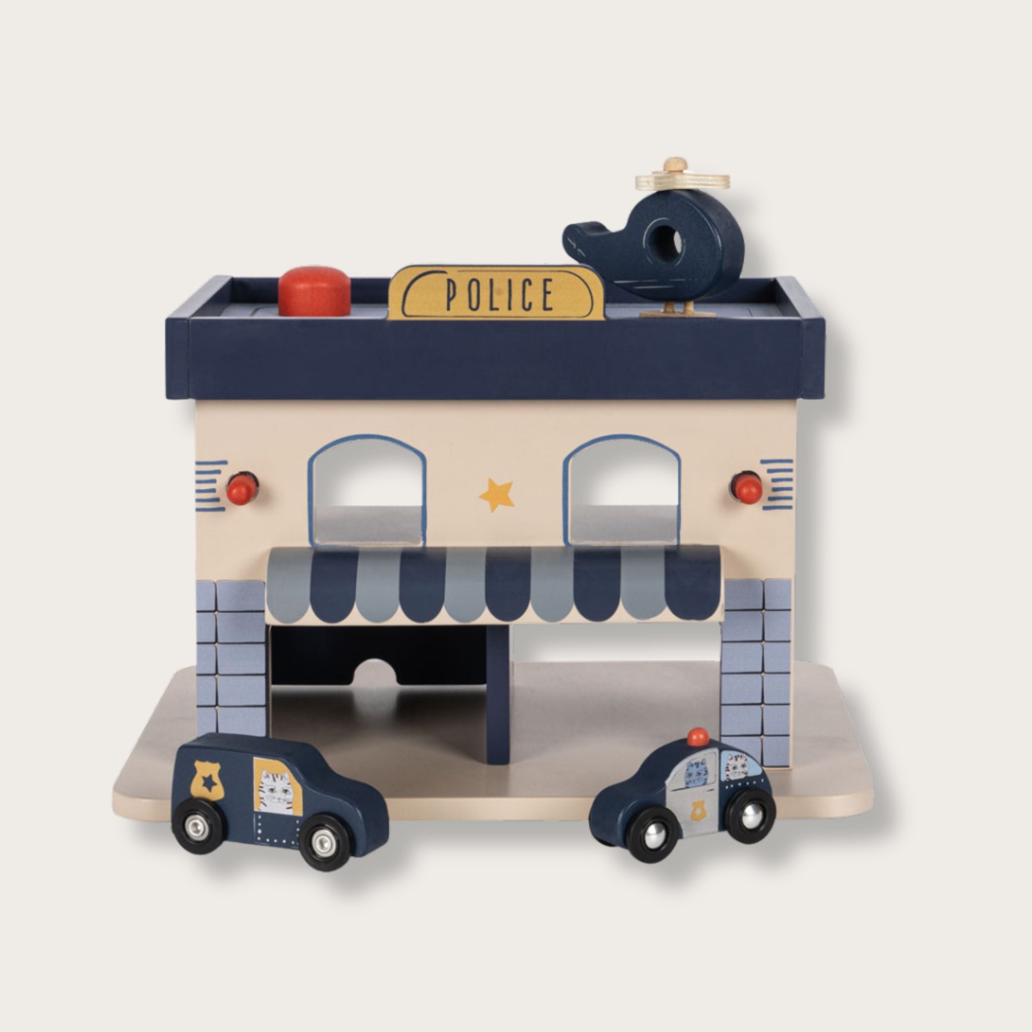 Poste de police en bois