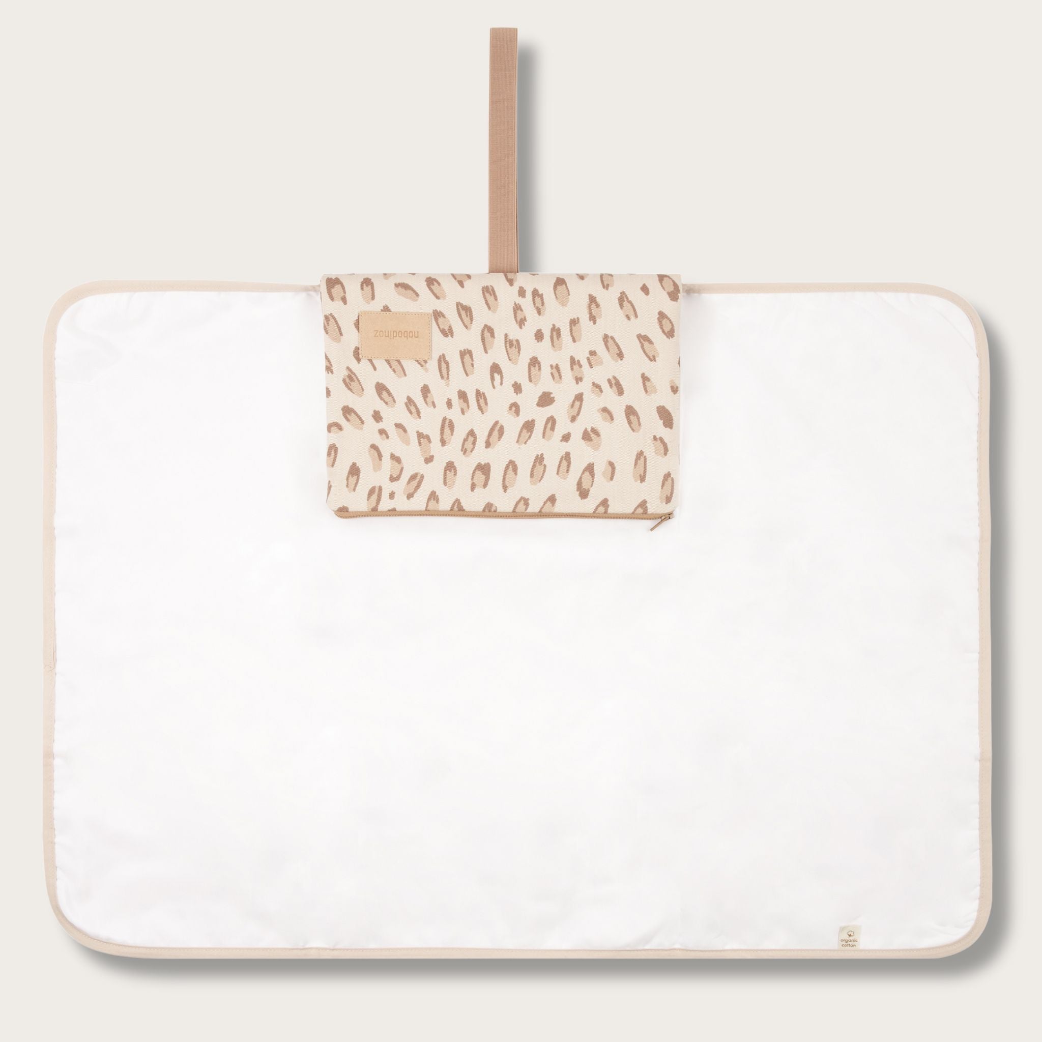 Tapis à langer nomade Hyde Park Leonie Latte