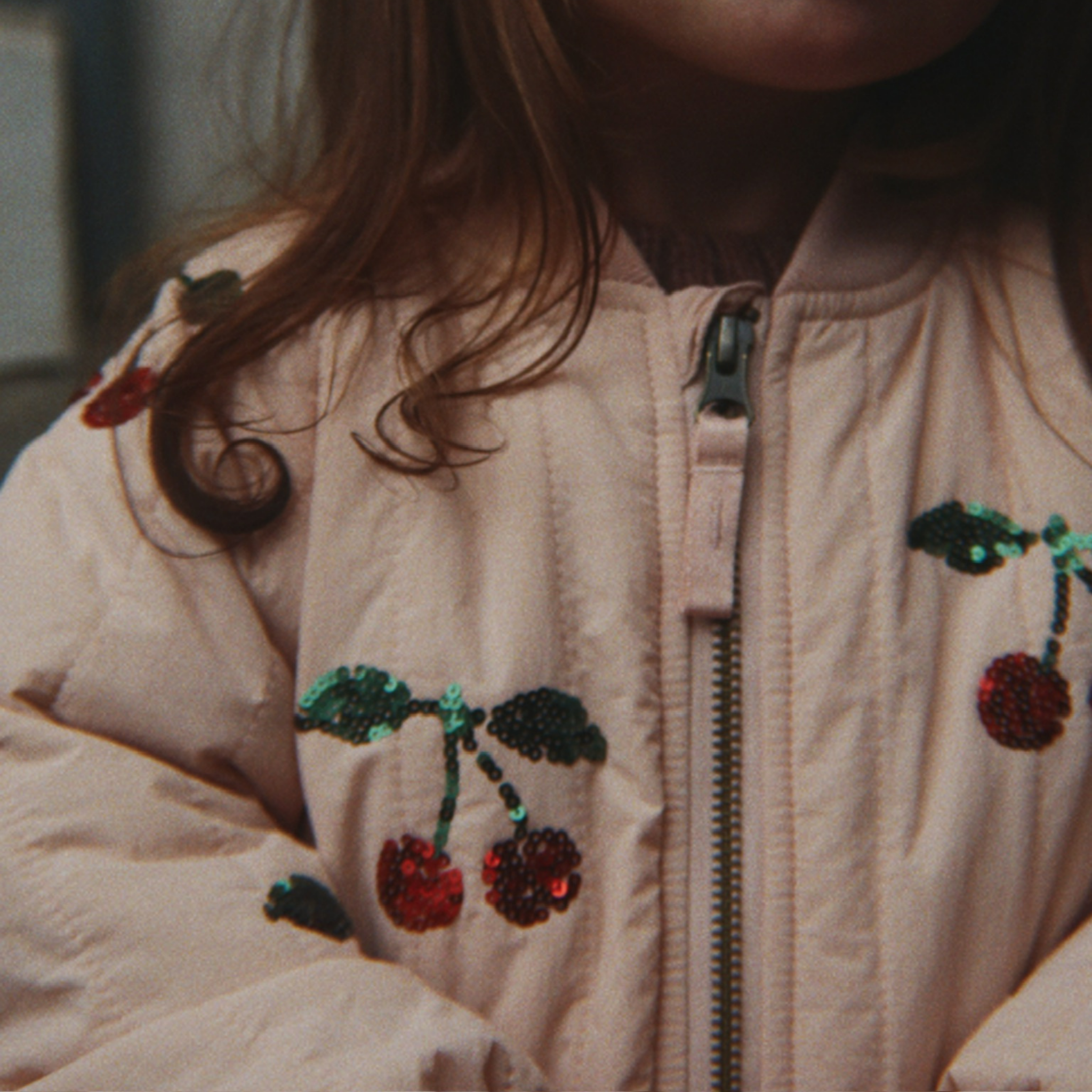 Bomber Juno Sequin Konges Sløjd - Cameo Rose Cerises