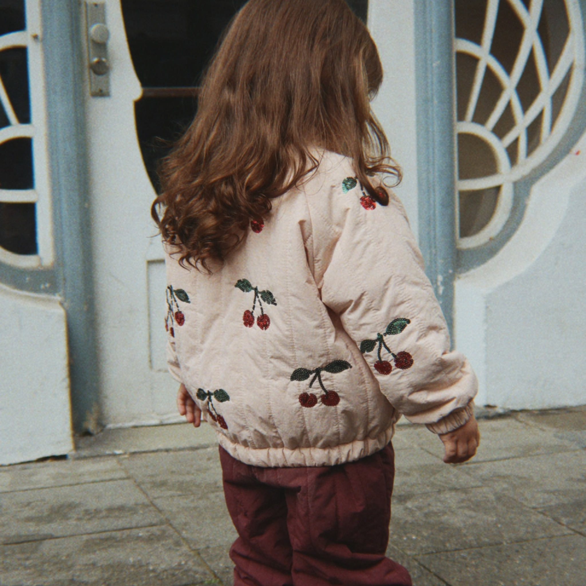 Bomber Juno Sequin Konges Sløjd - Cameo Rose Cerises